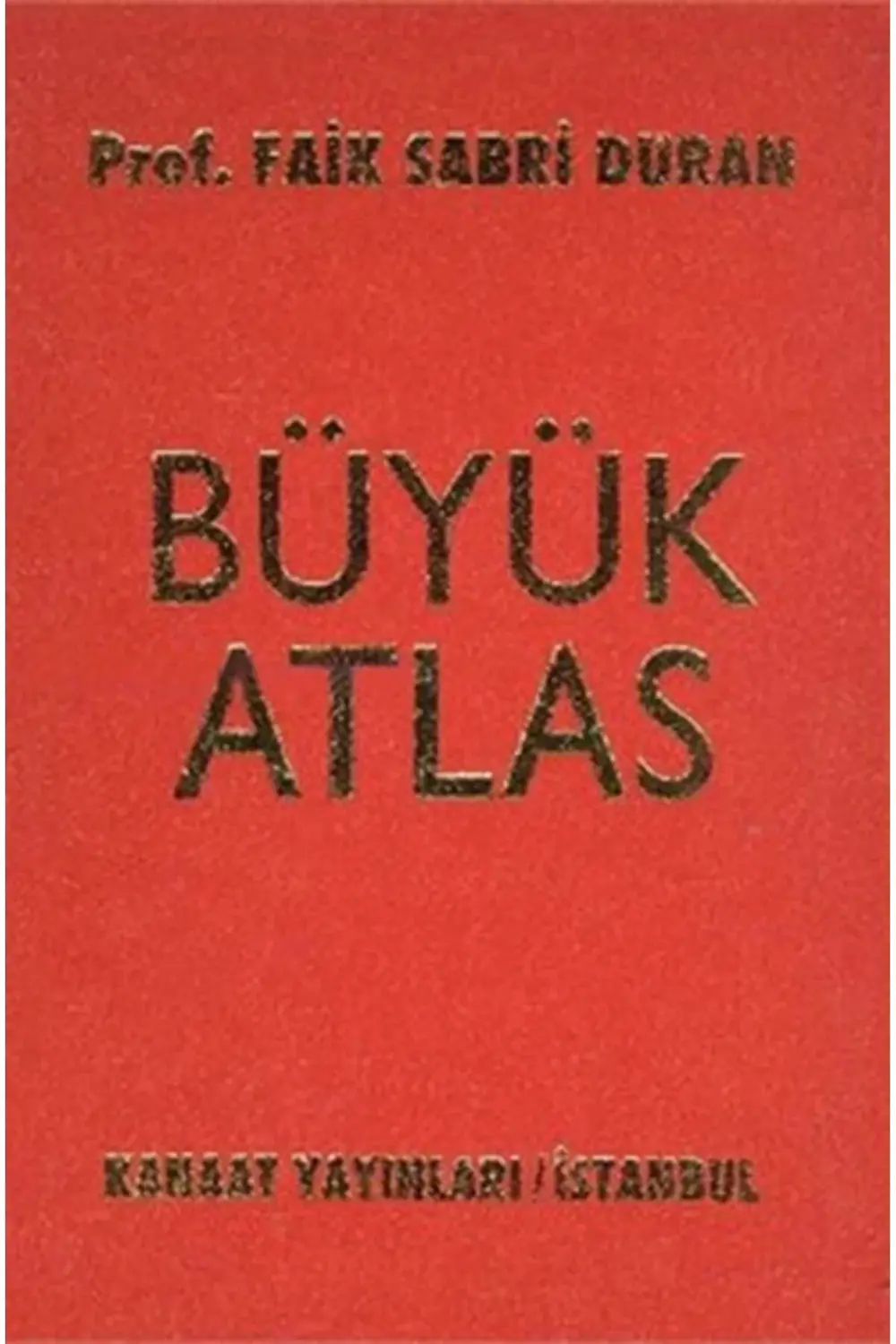 Kanaat Büyük Atlas Ciltli