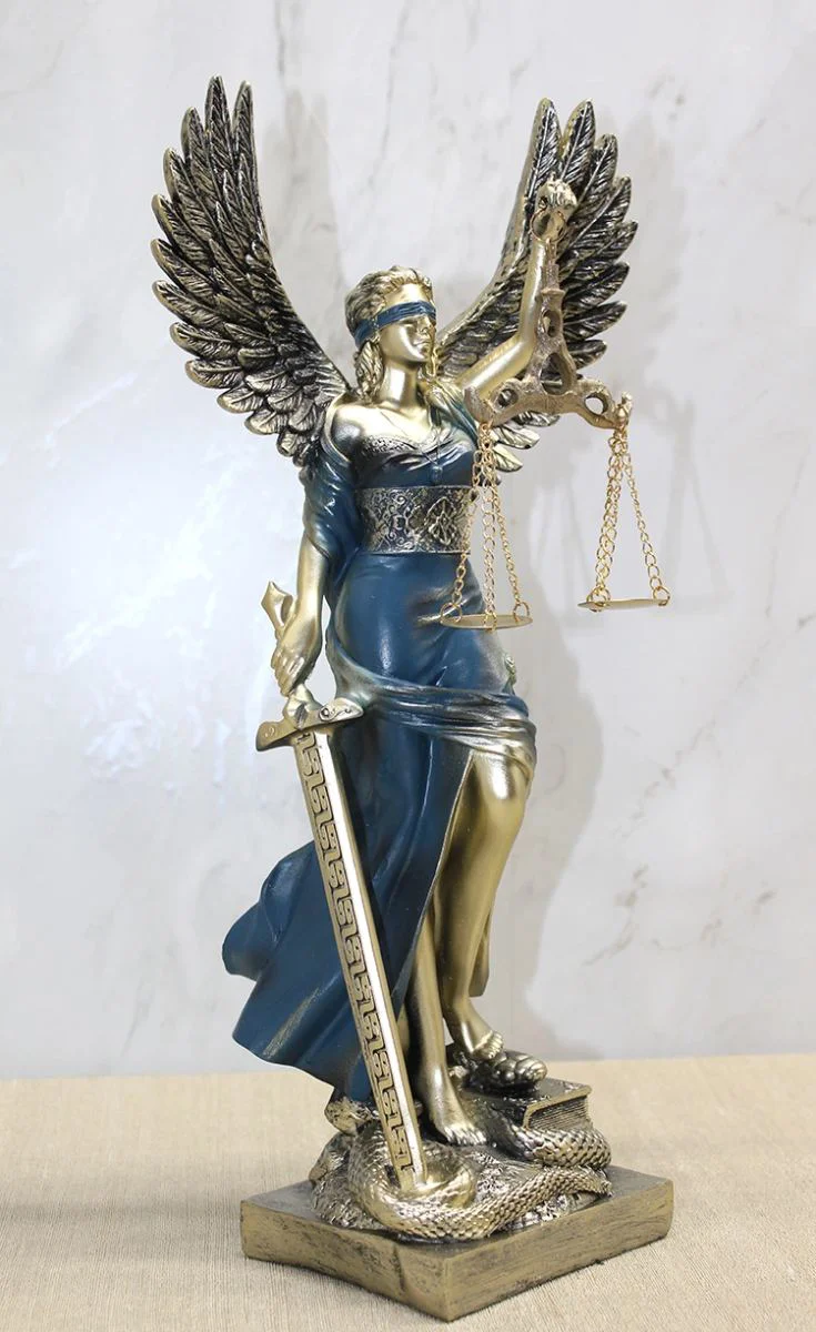 Kanatlı Adalet Biblosu Alk4417 - 40x11 cm Dekoratif Heykel Fiyatı, Yorumları ve Özellikleri