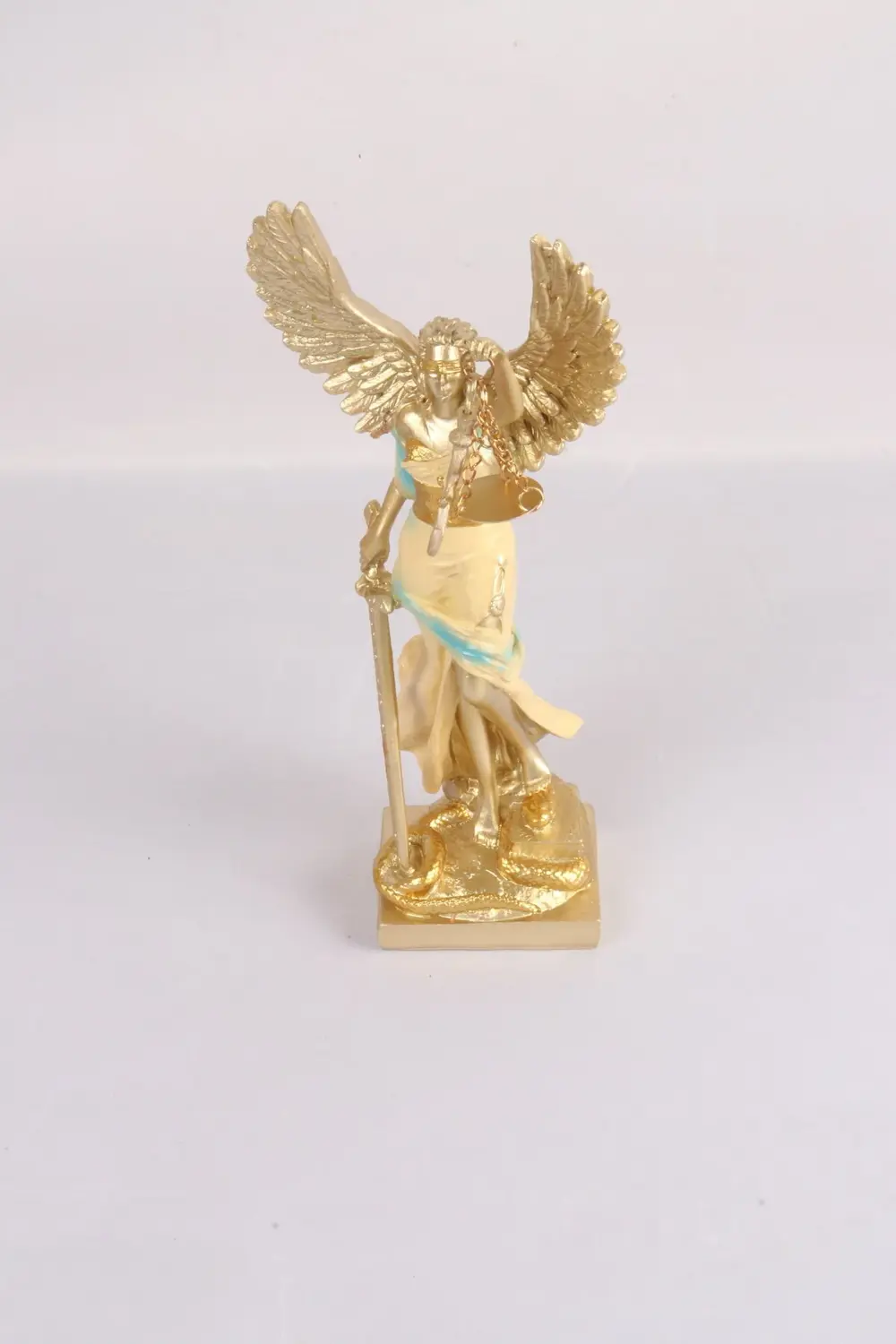 Kanatlı Adalet Tanrıçası Themis Biblo 24 cm | Hukuk Bürosu Ev Ofi