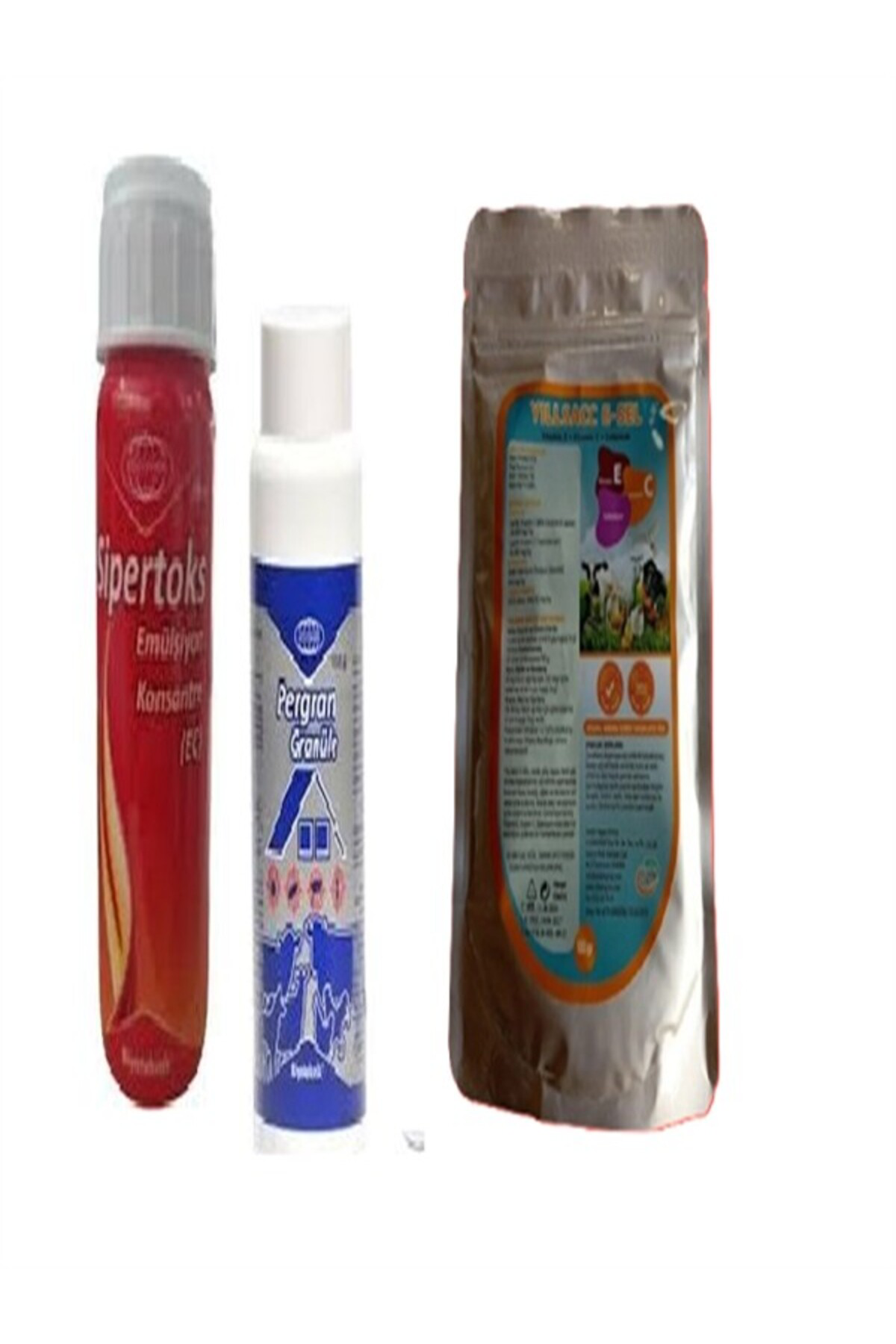 Biyoteknik Kanatlı Hayvanlar İçin 3 'Lü Set (Sipertoks 100Ml + Pergan 100 Gr