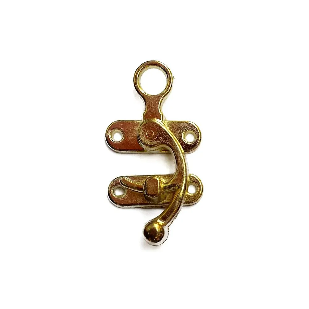 Kancalı Yay Gözü - Ahşap Kutu Klipsi Küçük Sarı, Metal Kapak Kilitleri İçin Fiyatı, Yorumları ve Özellikleri