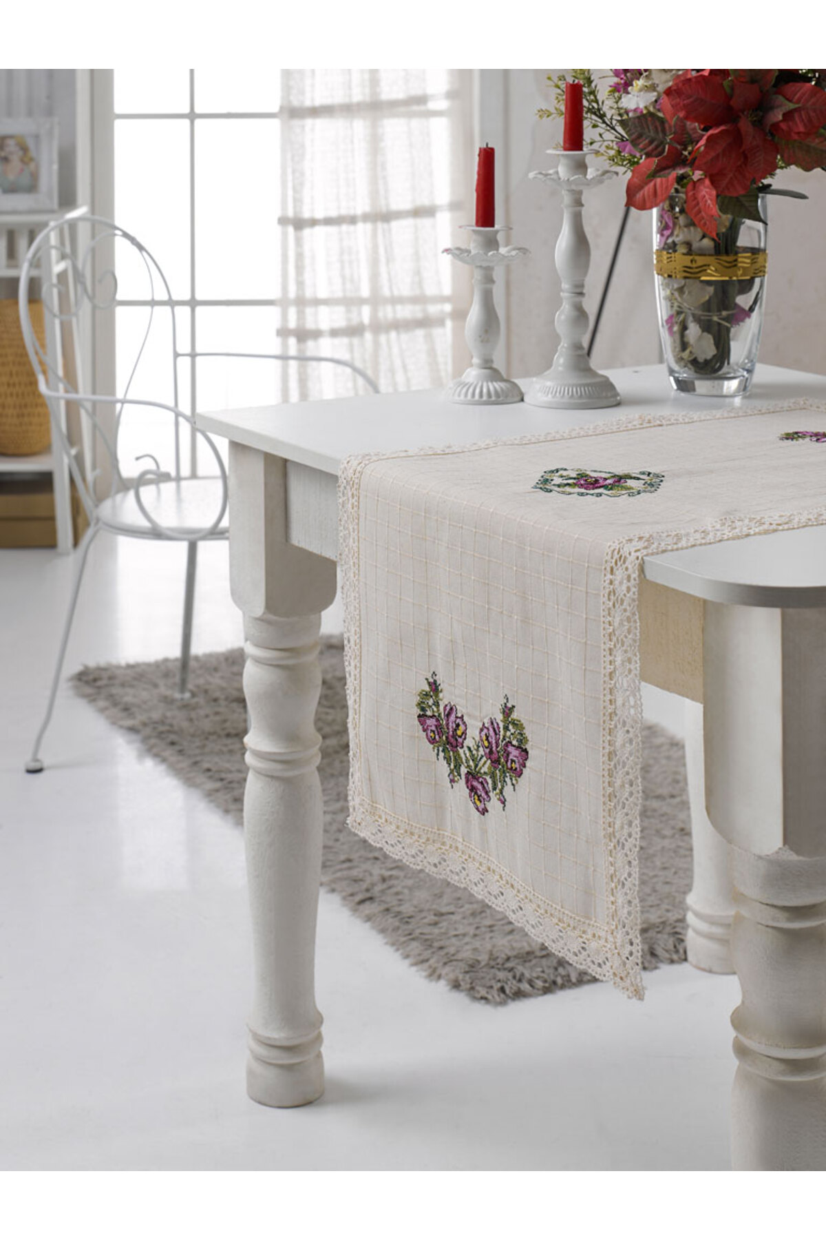 Buldan Concept Kaneviceli,Dantelli Şemen Tabla