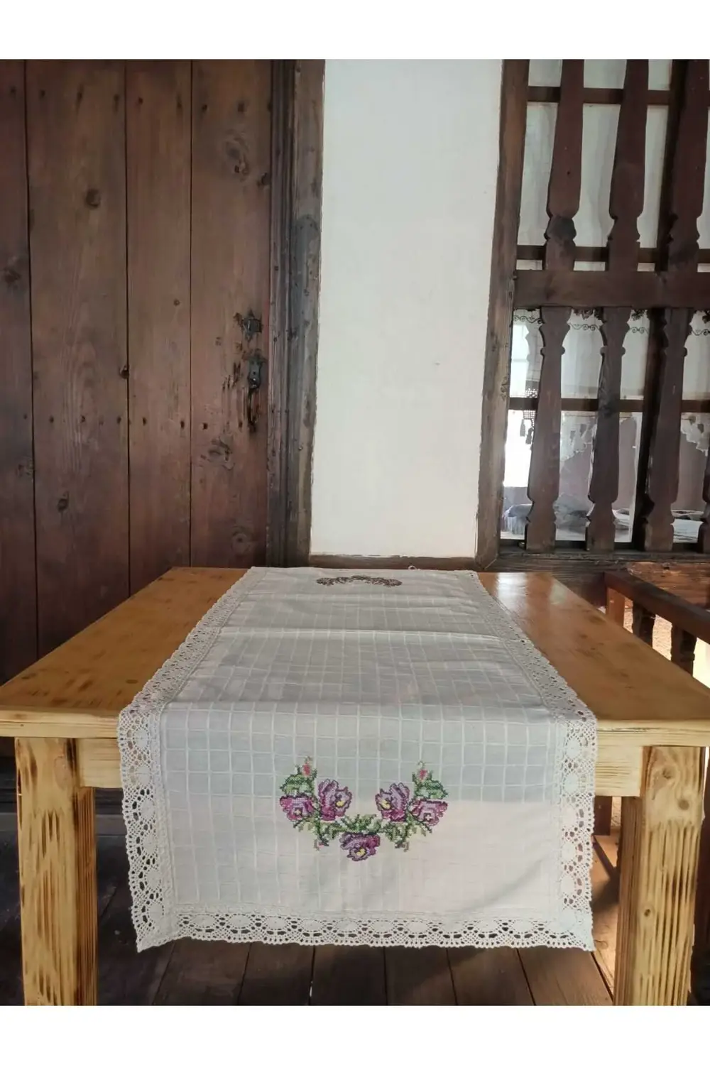 Kaneviceli,Dantelli Şemen Tabla