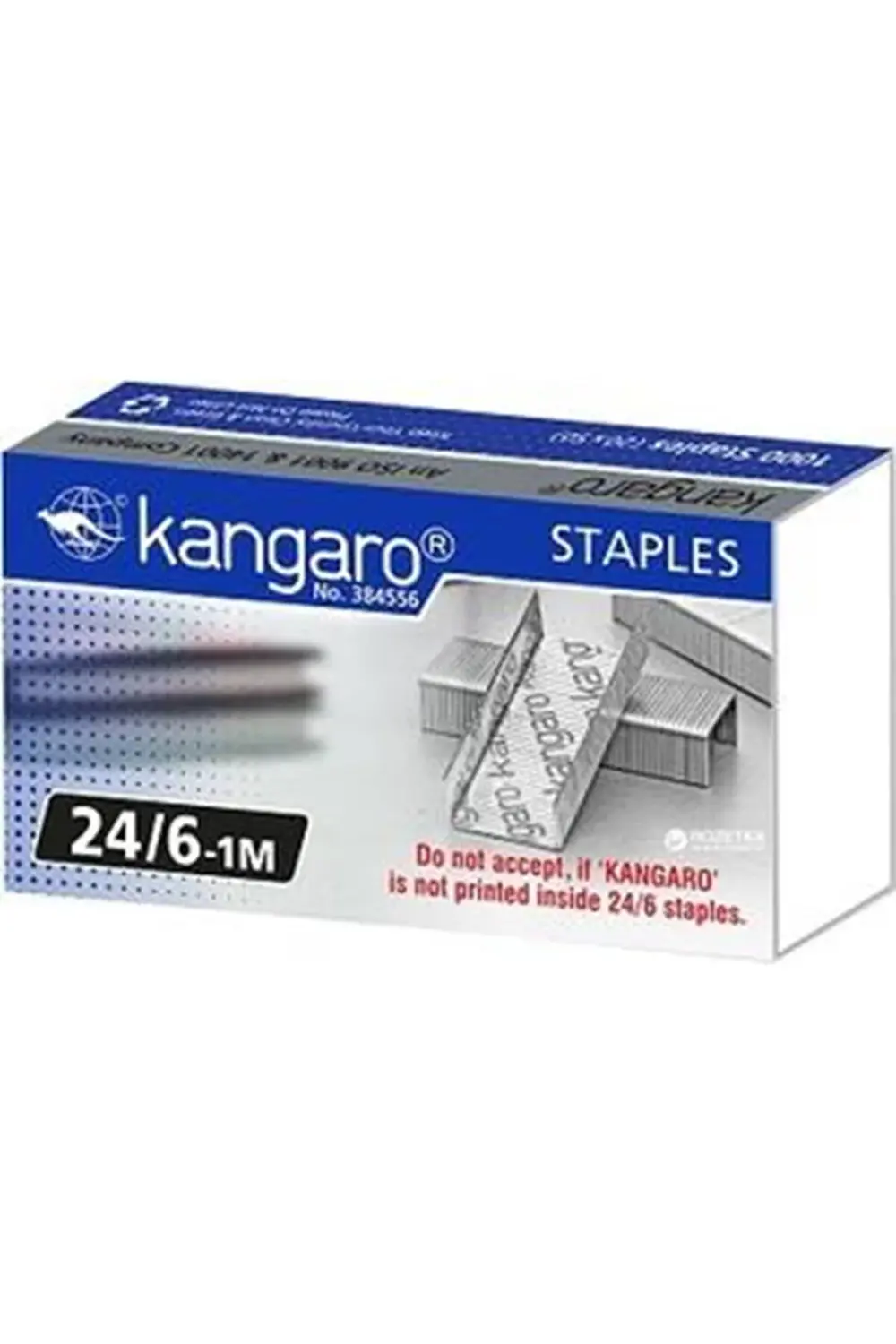 Kangaro Eko Zımba Teli No:24/6 Metalik 1 Paket ( 1000'li )