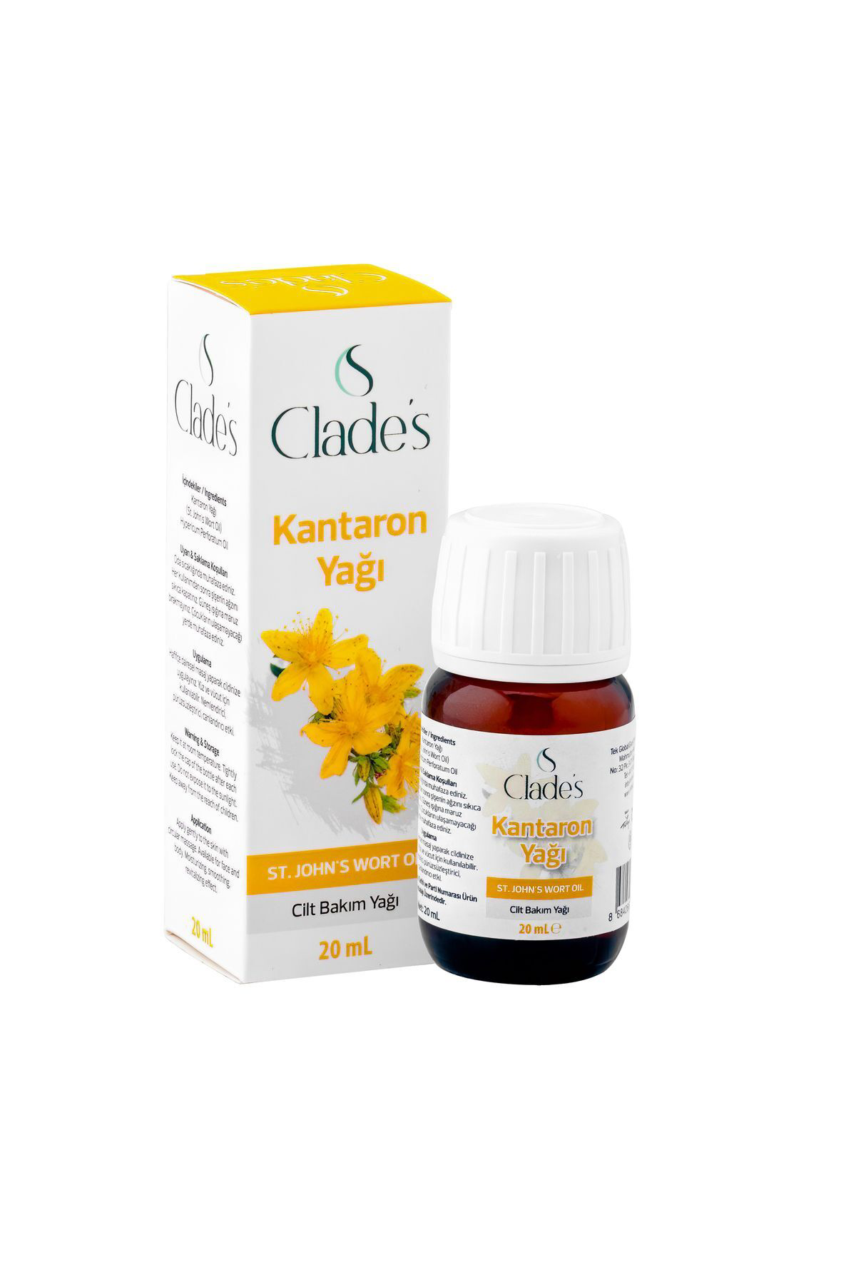 Kantaron Yağı 20 Ml - Cilt Bakım Yağı Centaury Oil