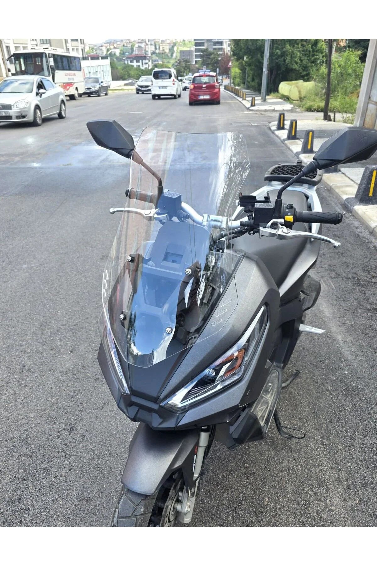 Kanuni Seha 125 Ön Cam 2022-2026 Model 55cm Şeffaf Renkli 4mm KIS