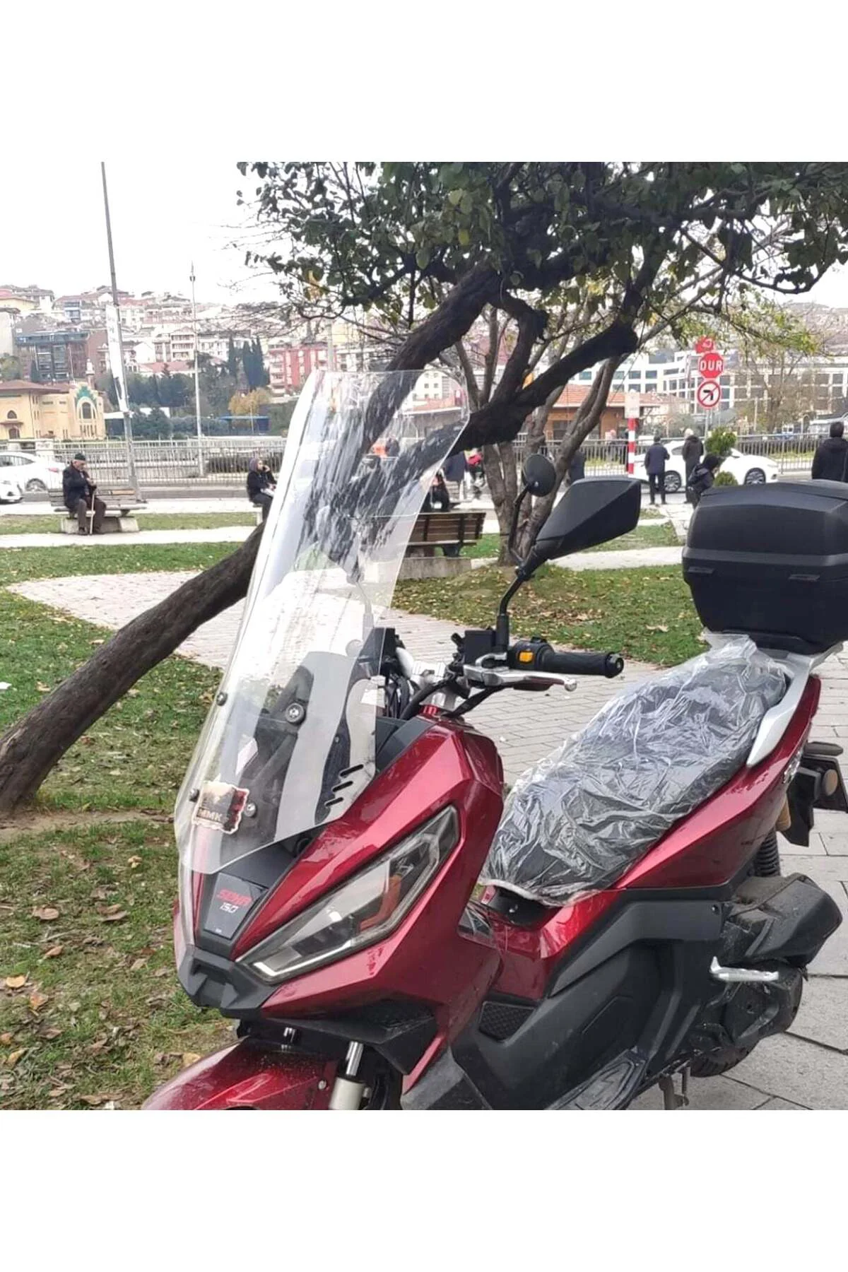 Kanuni Seha 125 Ön Cam 2022-2026 Model 75cm Şeffaf Renkli 4mm UZUN