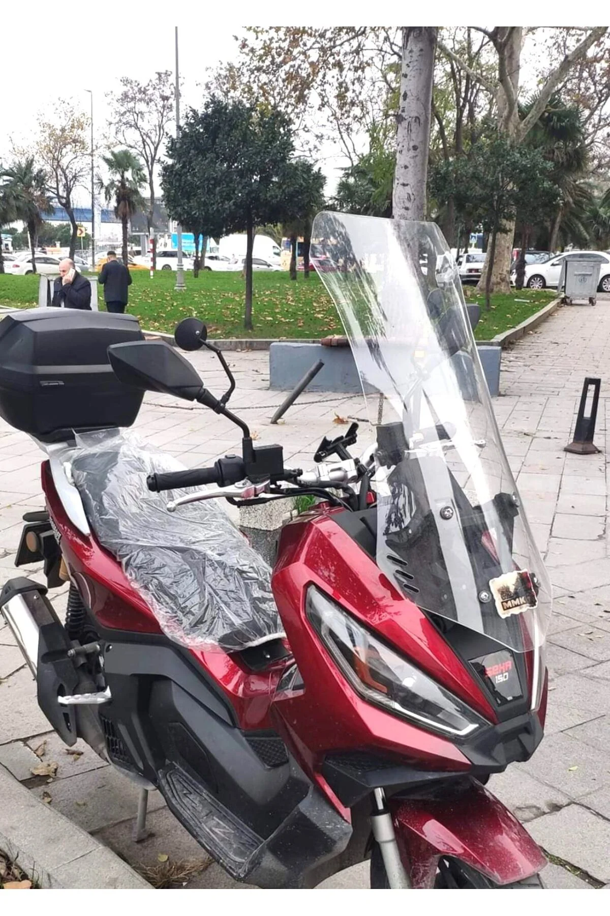 Kanuni Seha 125 Ön Cam 2022-2026 Model 75cm Şeffaf Renkli 4mm UZUN