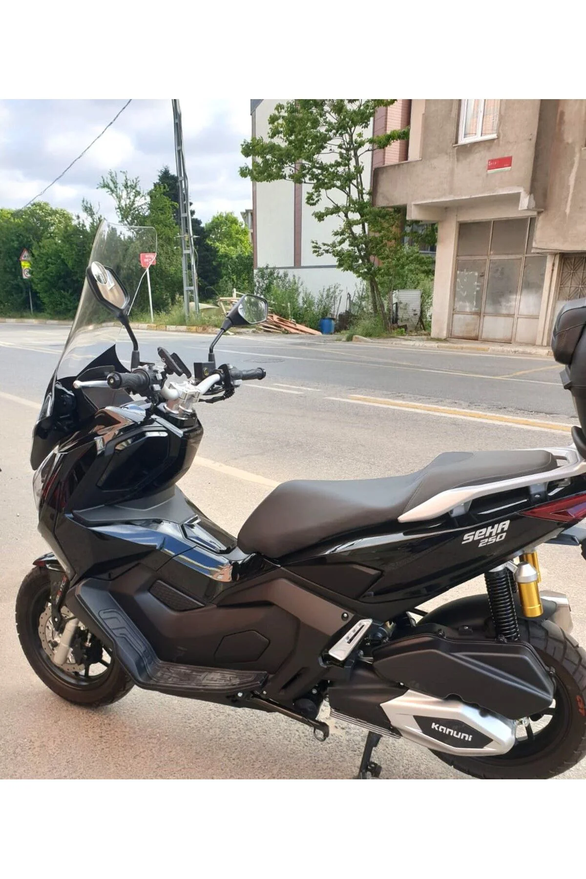 Kanuni Seha 125 Ön Cam 2022-2026 Model 78cm Şeffaf Renkli 4mm UZU