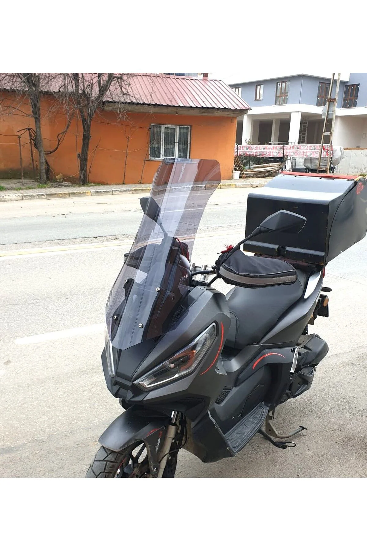 Kanuni Seha 125 Ön Cam 2022-2026 Model 75cm Füme Renkli 4mm UZUN