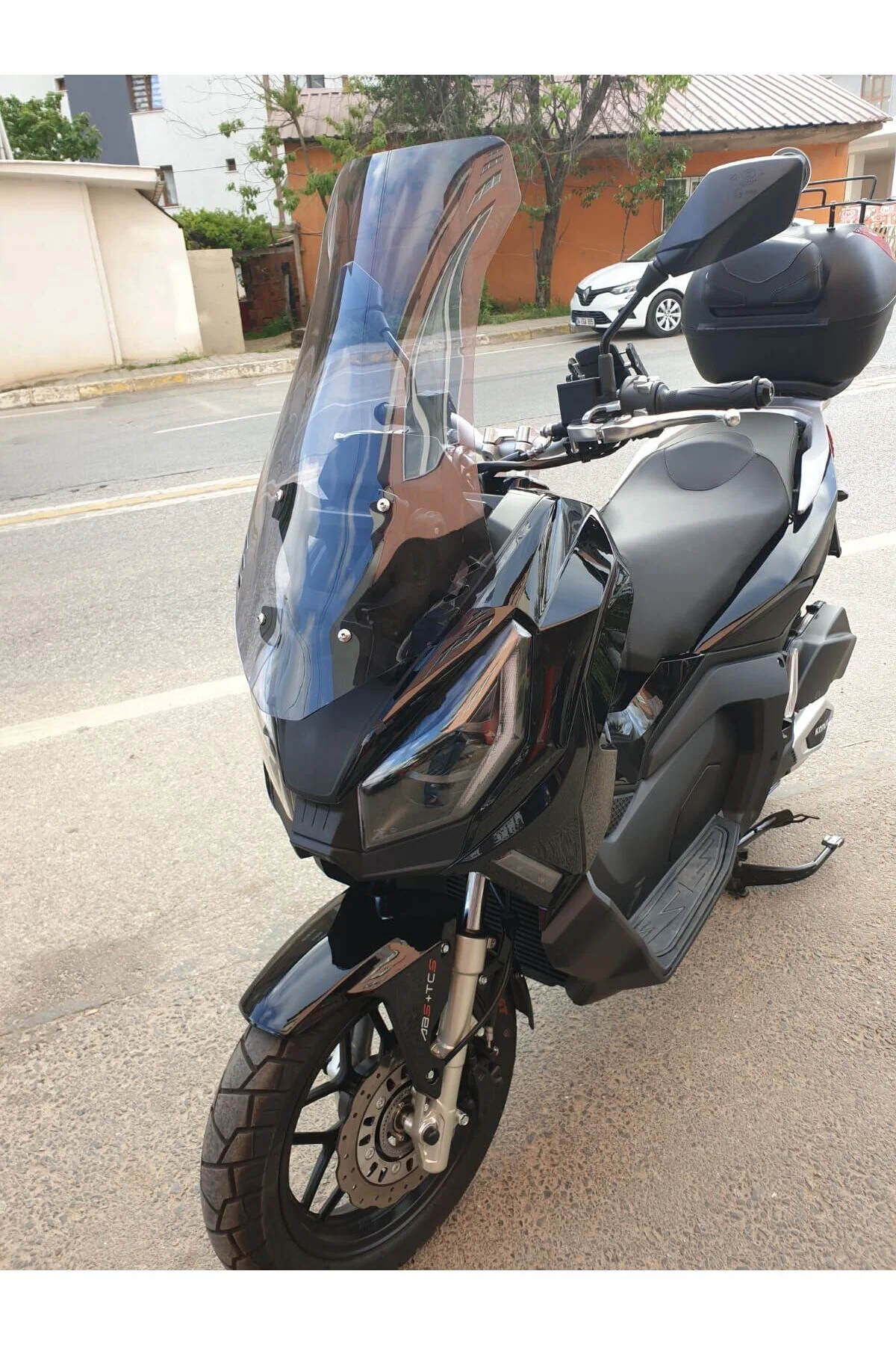 Kanuni Seha 125 Ön Cam 2022-2026 Model 75cm Füme Renkli 4mm UZUN