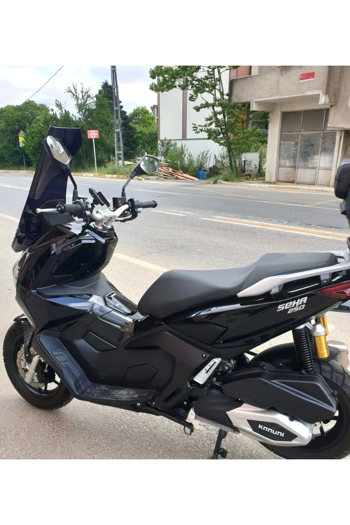 Kanuni Seha 250 Ön Cam 2022-2026 Model 75cm Siyah Renkli 4mm UZUN