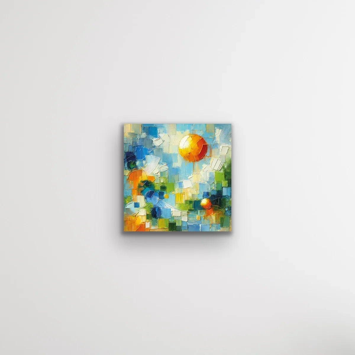 Kanvas Tablo 60x60cm - Yaz Mevsimi Dekoratif Duvar Tablosu
