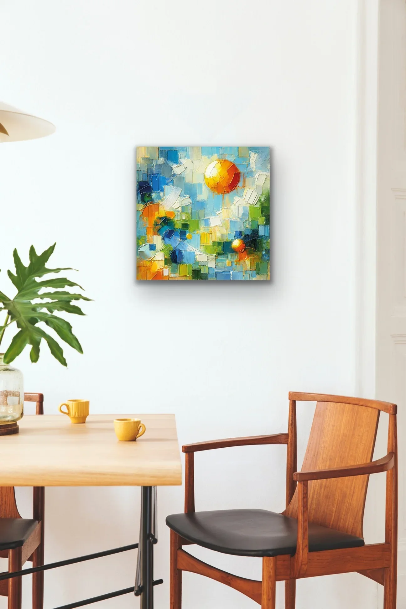 Kanvas Tablo 60x60cm - Yaz Mevsimi Dekoratif Duvar Tablosu