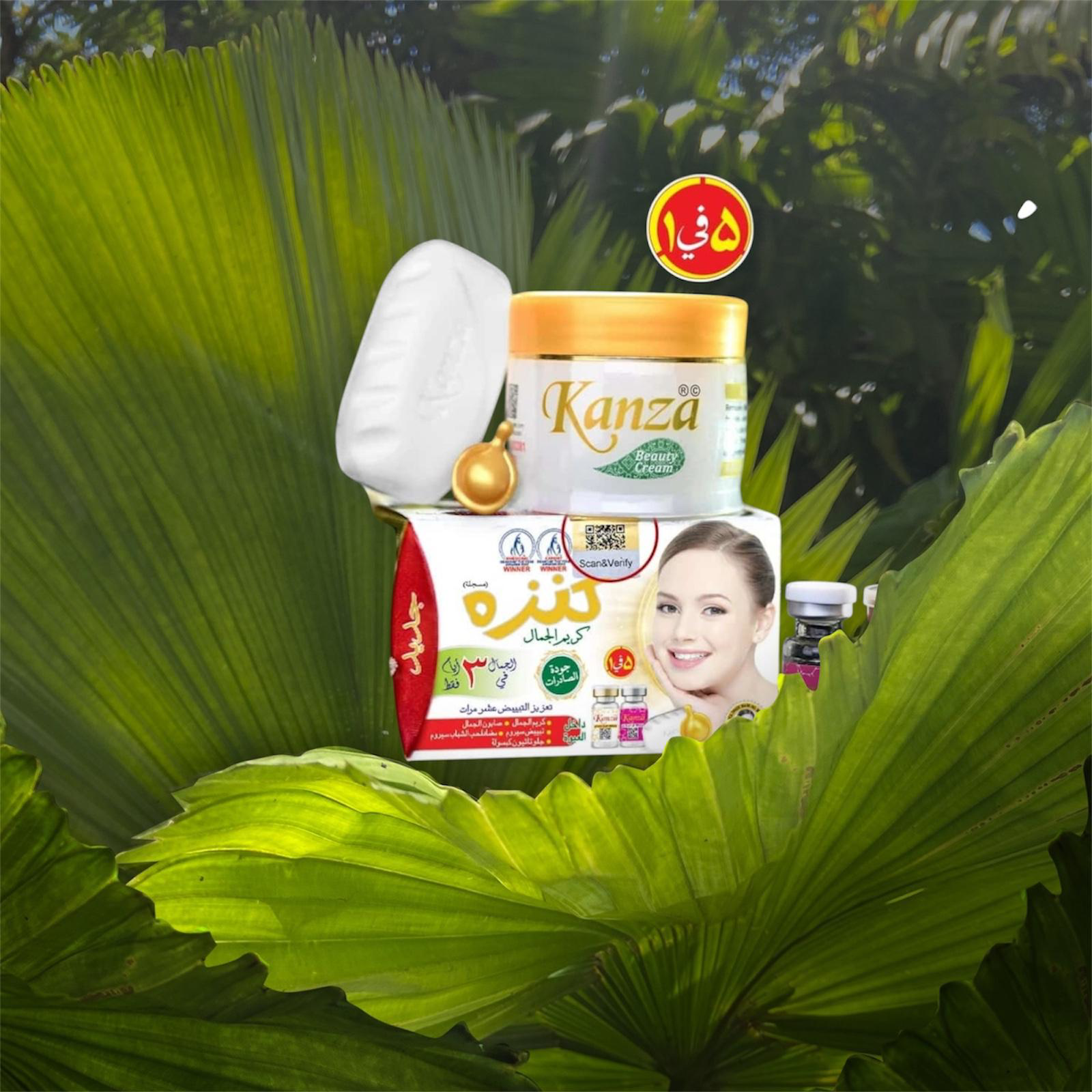 Kanza  Beyazlatici Krem Sabun Ve Serum Seti 3'Lü Set