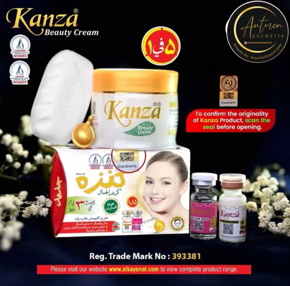 Kanza  Beyazlatici Krem Sabun Ve Serum Seti 3'Lü Set