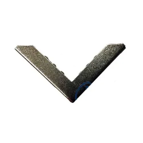 , Kapak, Menü, Albüm Köşesi, Büyük - 23x40mm, Nikel, 10 Adet