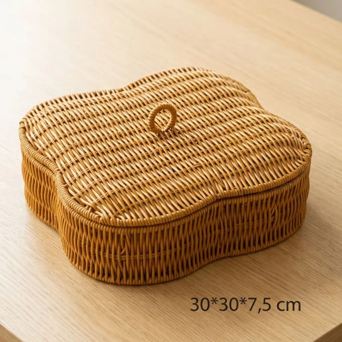 Kapaklı 5 Bölmeli Plastik Rattan Organizer Kutu – Hasır Desenli Çok Amaçlı Saklama Ve Sunum Sepeti Çerezlik Bx40 Fiyatı, Yorumları ve Özellikleri