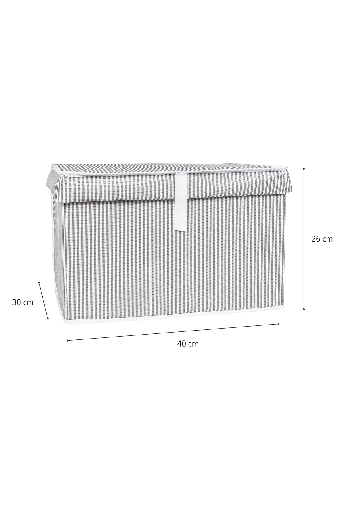 Kapaklı Çok Amaçlı Çamaşır-saklama-düzenleme Vb Hurç Kutu - 40x30