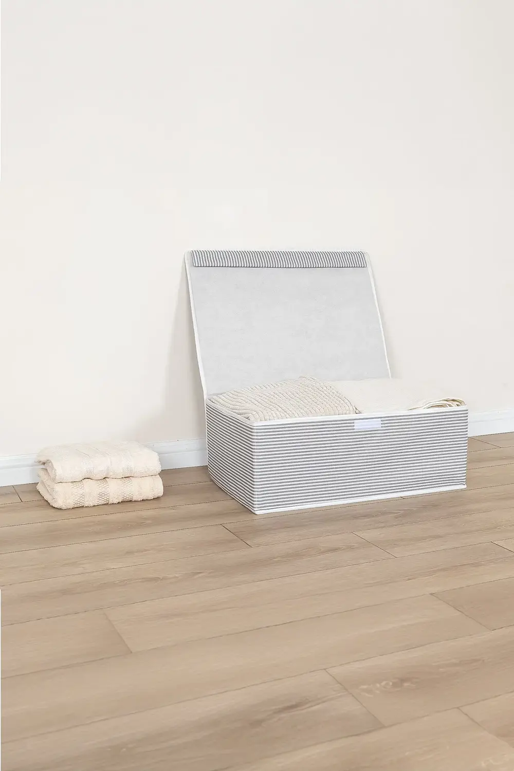 Kapaklı Çok Amaçlı  Çamaşır-Saklama-Düzenleme Vb Hurç, Kutu - 50x