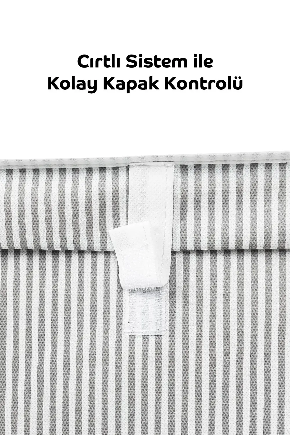 Kapaklı Çok Amaçlı  Çamaşır-Saklama-Düzenleme Vb Hurç, Kutu - 50x