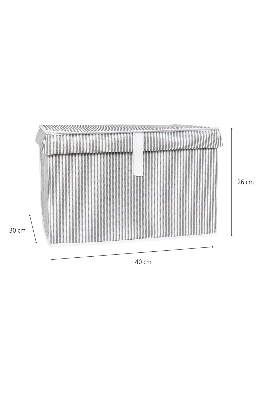 Kapaklı Çok Amaçlı Çamaşır-saklama-düzenleme Vb Hurç Kutu - 40x30