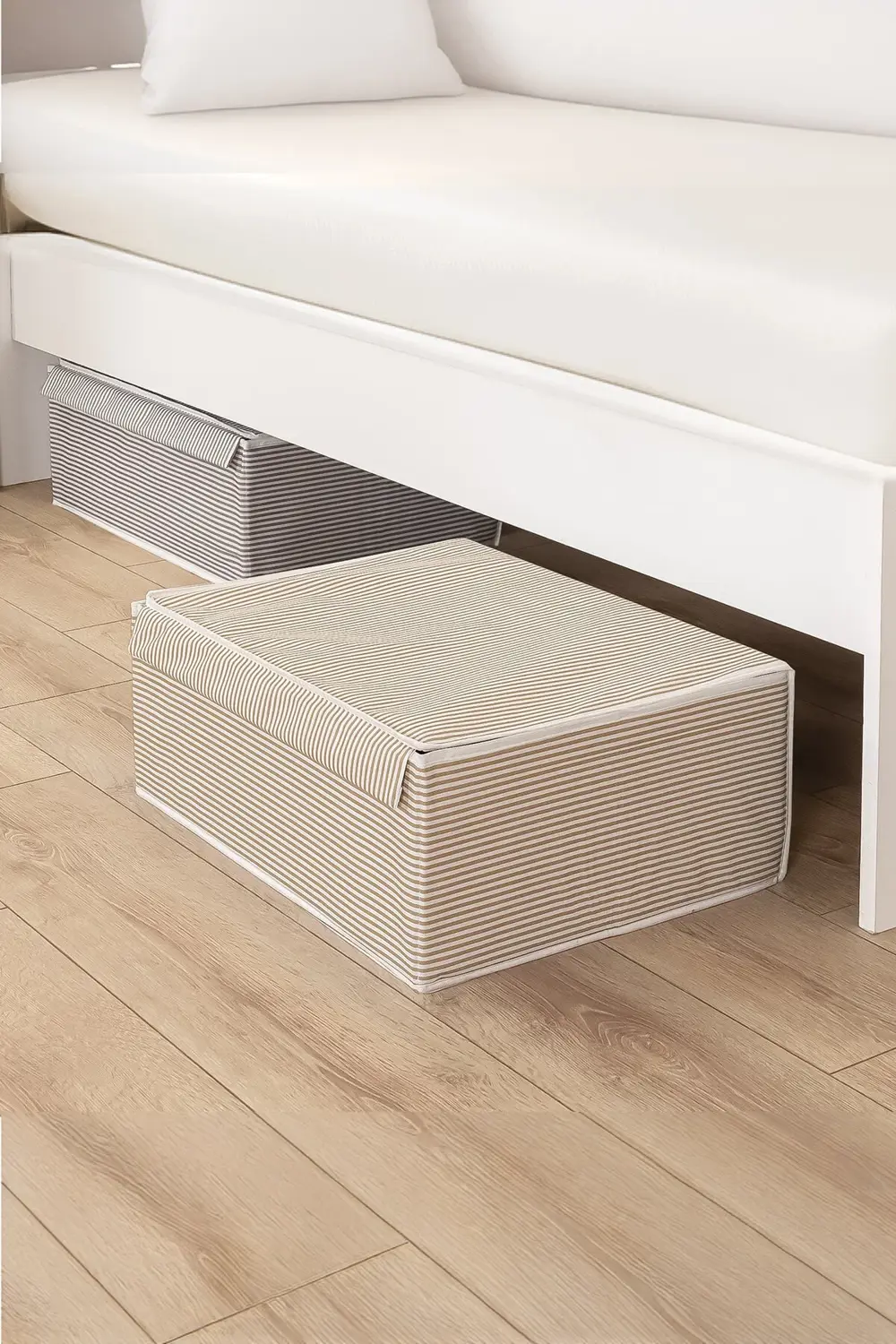 Kapaklı Çok Amaçlı Kutu Hurç, Organizer, Baza Altı Saklama ve Düz