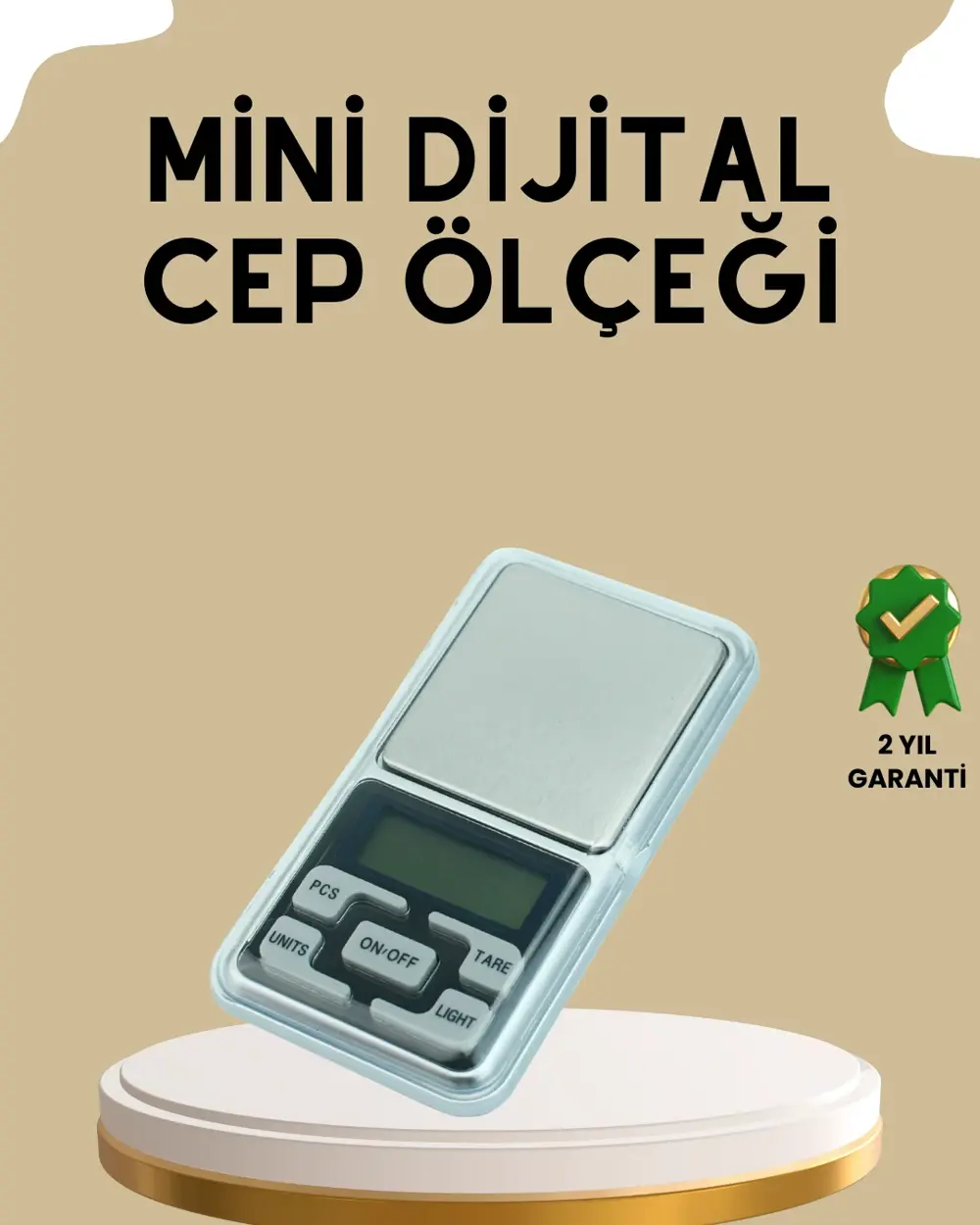 Kapaklı Dijital Cep Terazisi Hassasiyet 300 Gr