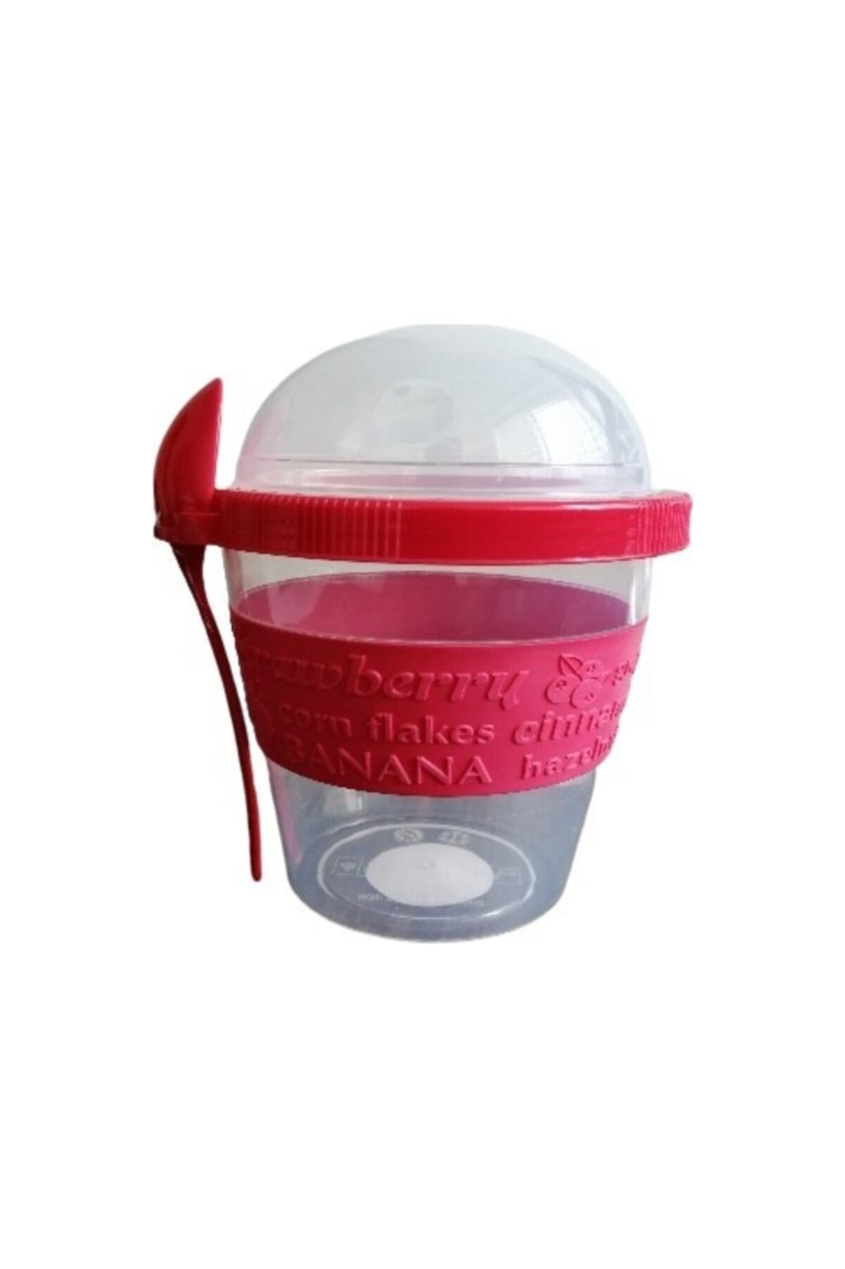 Kapaklı Kaşıklı Hazırla ve Çık Meyveli Yoğurt Kabı 500 ml AP-9200 Kapaklı Kaşıklı Hazırla ve Çık Meyveli Yoğurt Kabı 500 ml AP-9200