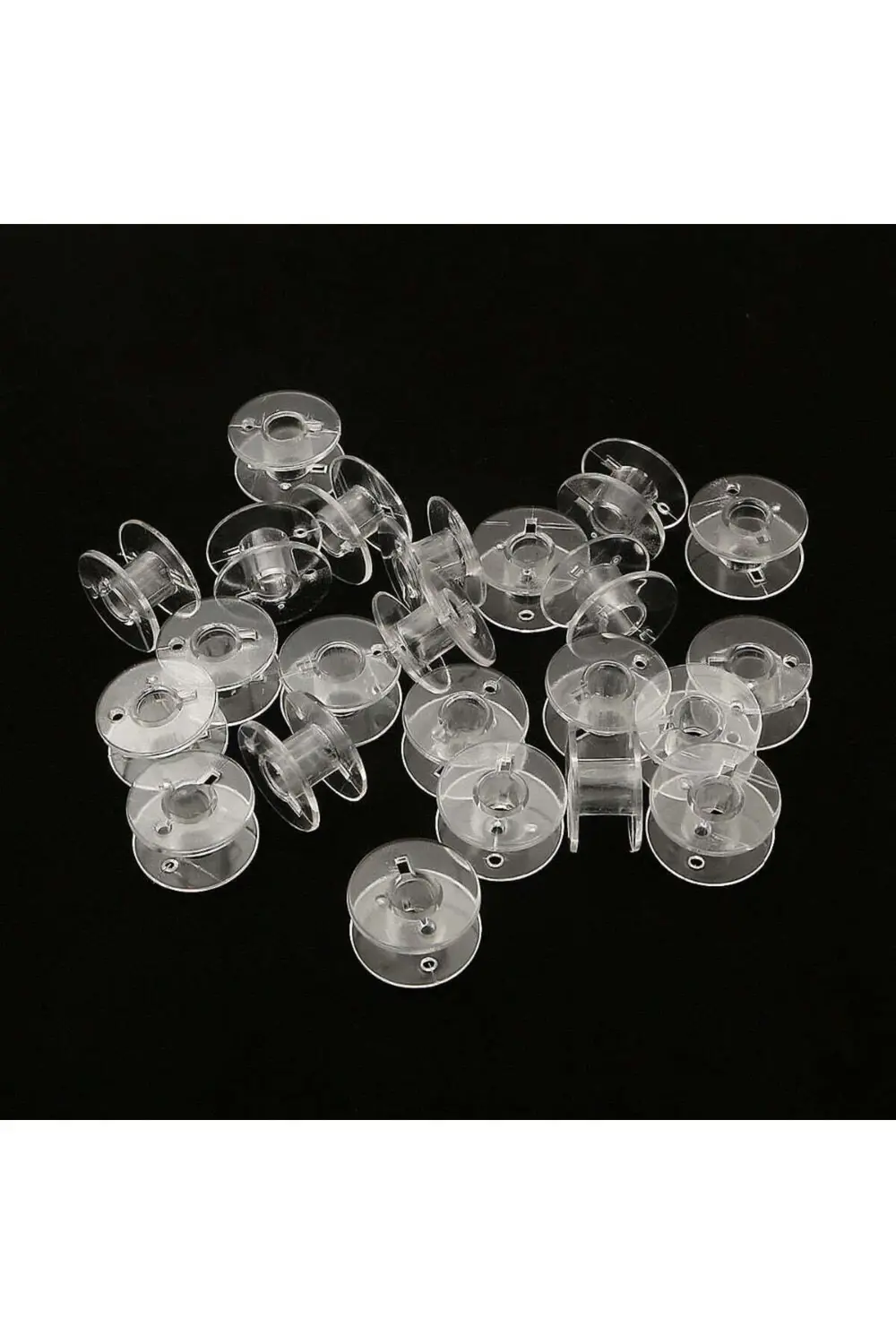 Tuhafiyecimiz Kapaklı Masura Kutusu İçinde 25 Adet Ev Tipi Makineler İçin Plast