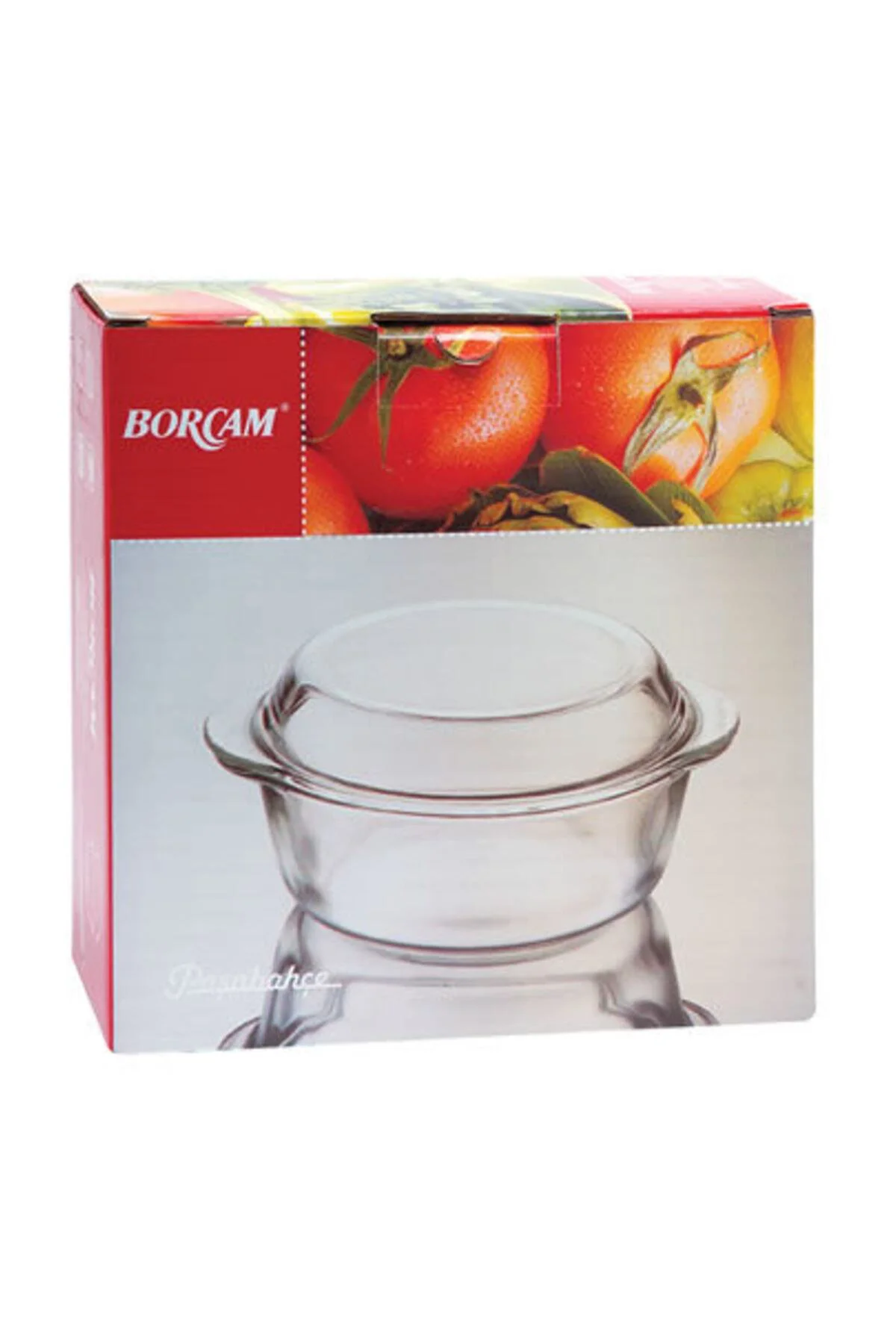 Kapaklı Yuvarlak Tencere Borcam 1,5 L Kapaklı Yuvarlak Tencere Borcam 1,5 L