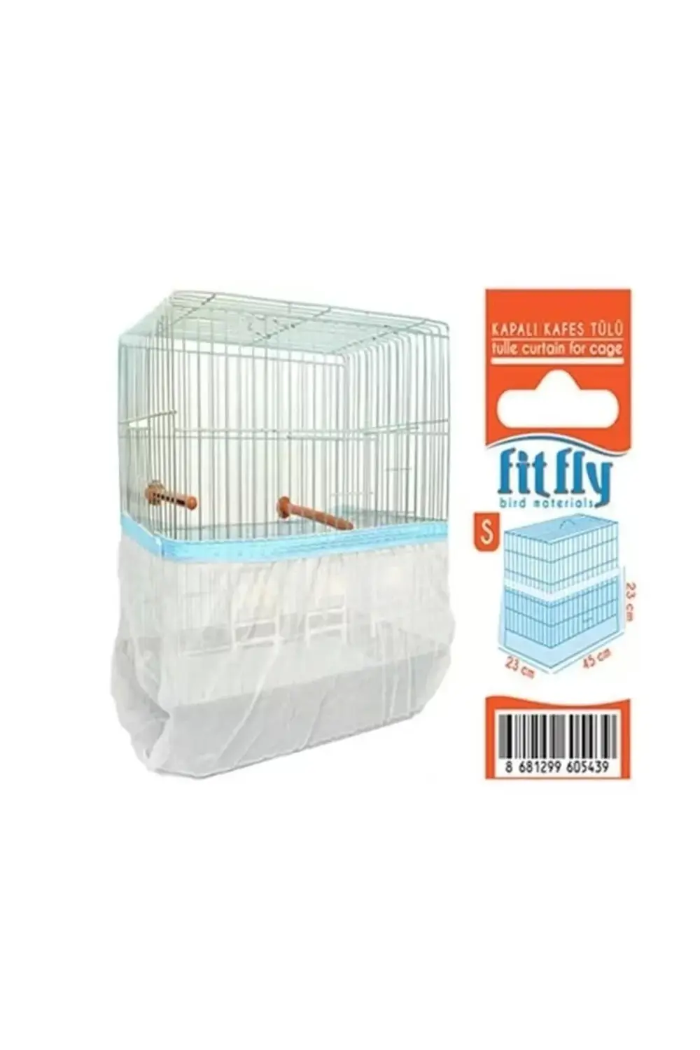 Kapalı Lüx Tül Small En: 45 Cm Boy:23 Cm Yükseklik: 23 Cm