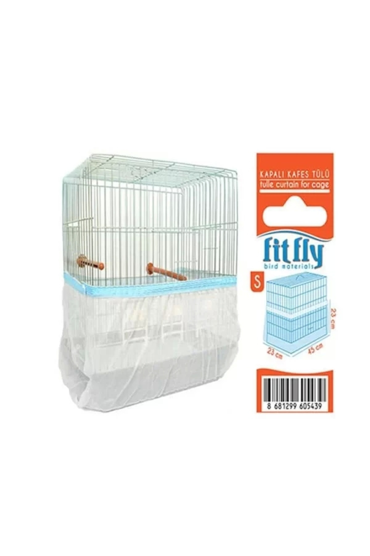 Fit Fly Kapalı Lüx Tül Small En: 45 Cm Boy:23 Cm Yükseklik: 23 Cm