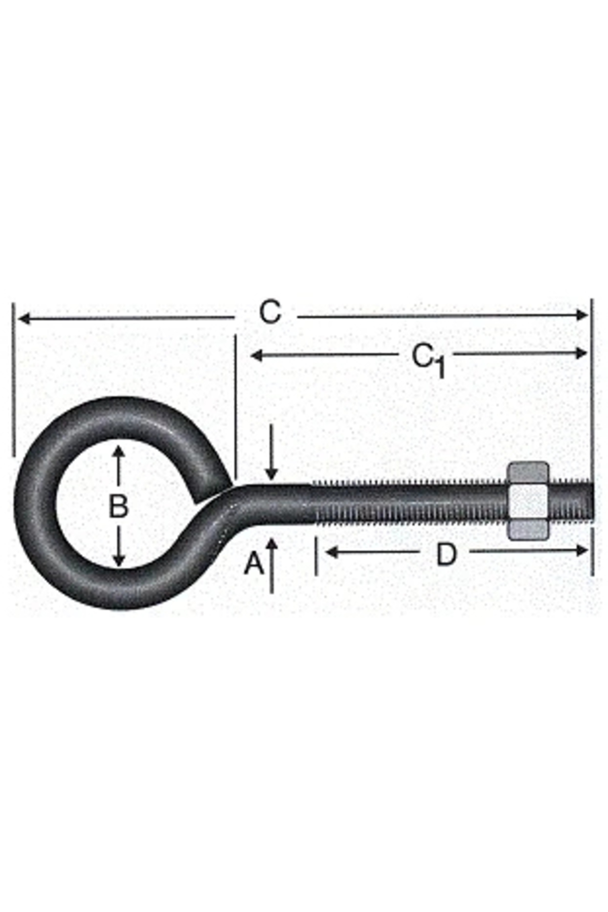 Ardan Home Kapalı Metrik Kanca M5 / 21X100 - 100 Adet
