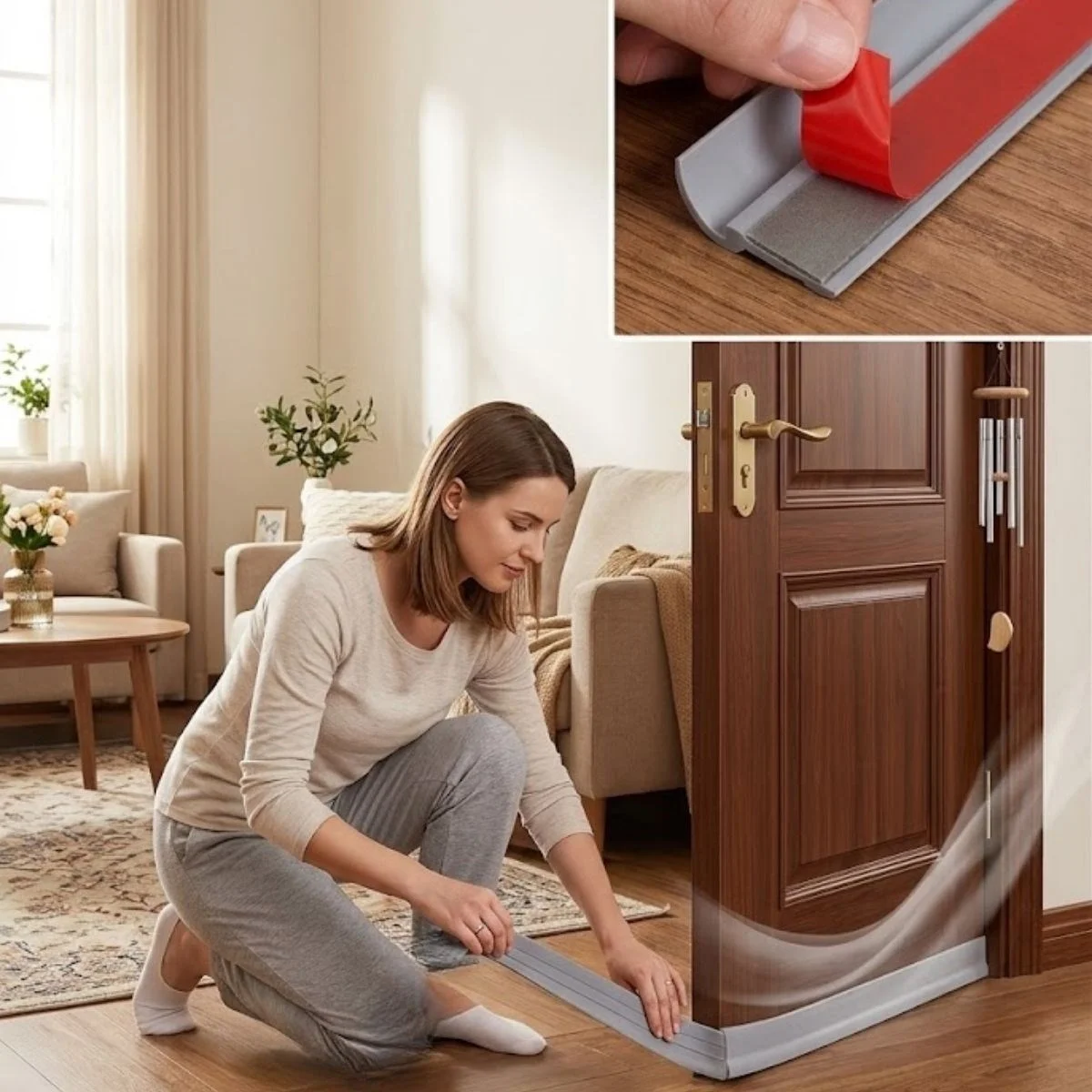 Kapı Altı Rüzgar Önleyici Bant – Yapışkanlı Kesilebilir Toz, Ses Ve Hava Kesici İzolasyon Şeridi (100 Cm) Bx40 Fiyatı, Yorumları ve Özellikleri
