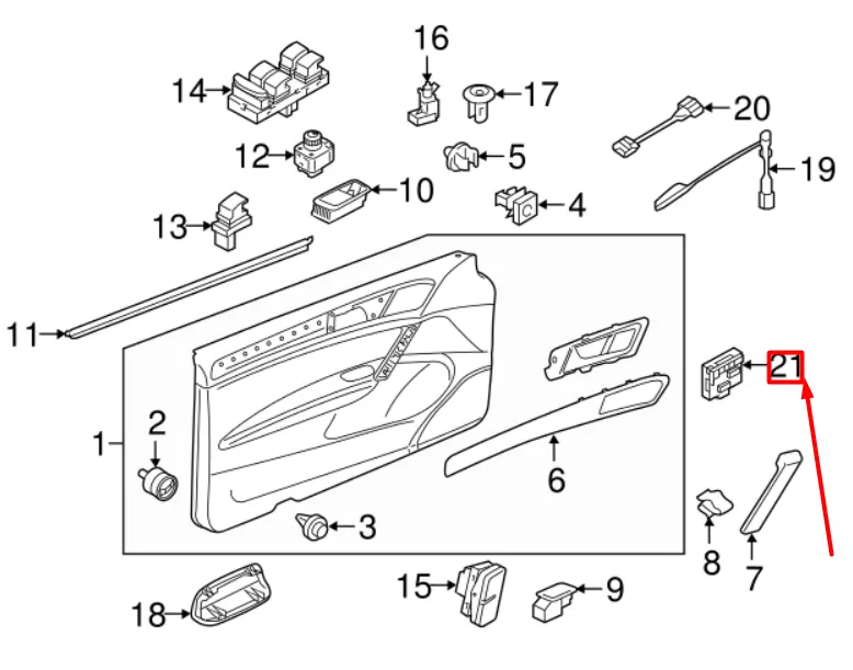 Kapı Kontrol Ünitesi (VW)(5Q0959593E)