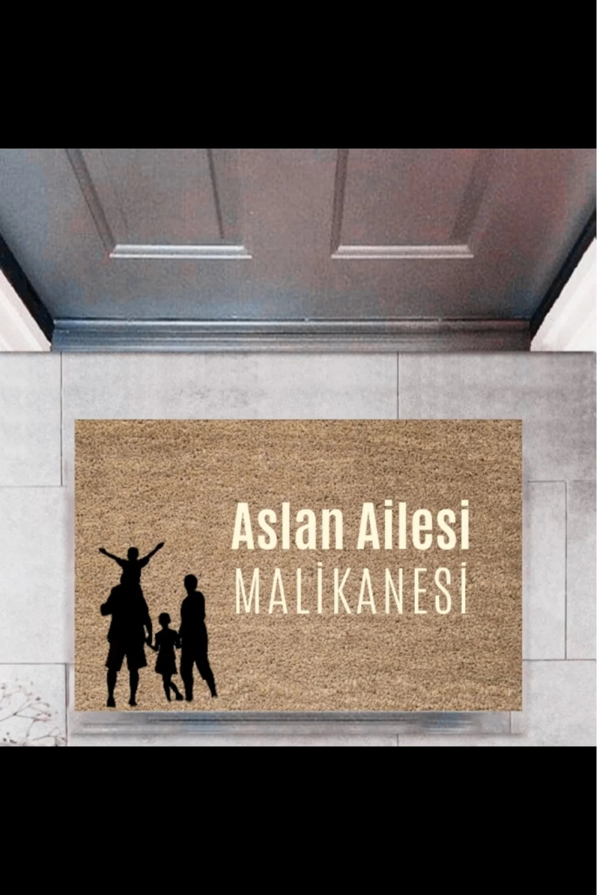 Kapı Önü Paspası Dekoratif Dijital Baskı Kişiye Özel P-2466