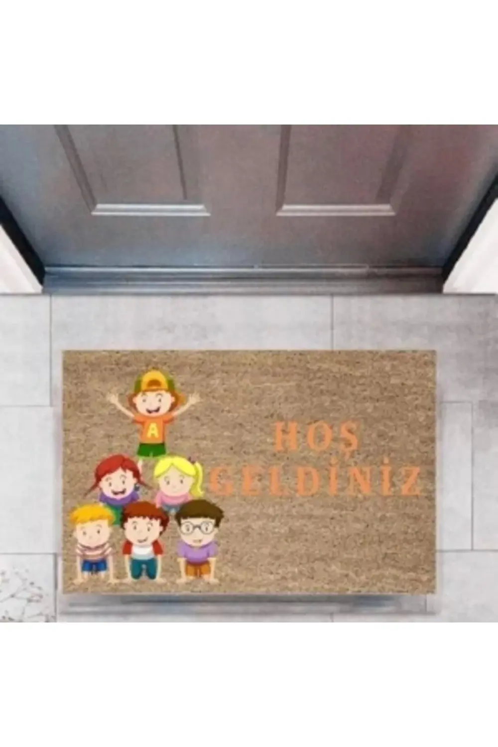 Kapı Önü Paspası Dekoratif Dijital Baskı ÇocuklarP-2715