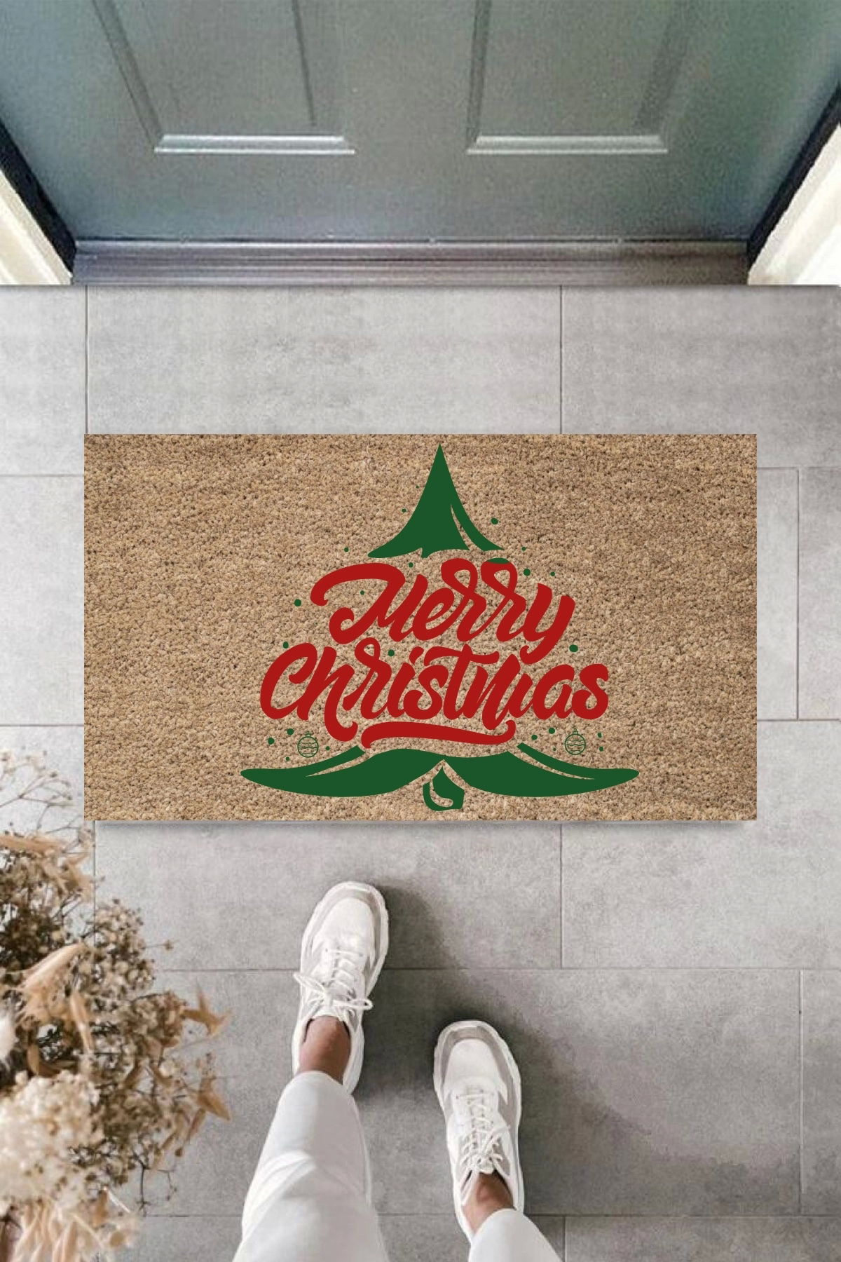 Eng Kapi Önü Paspasi Yeni Yil 2025 Özel Tasarim Model 84