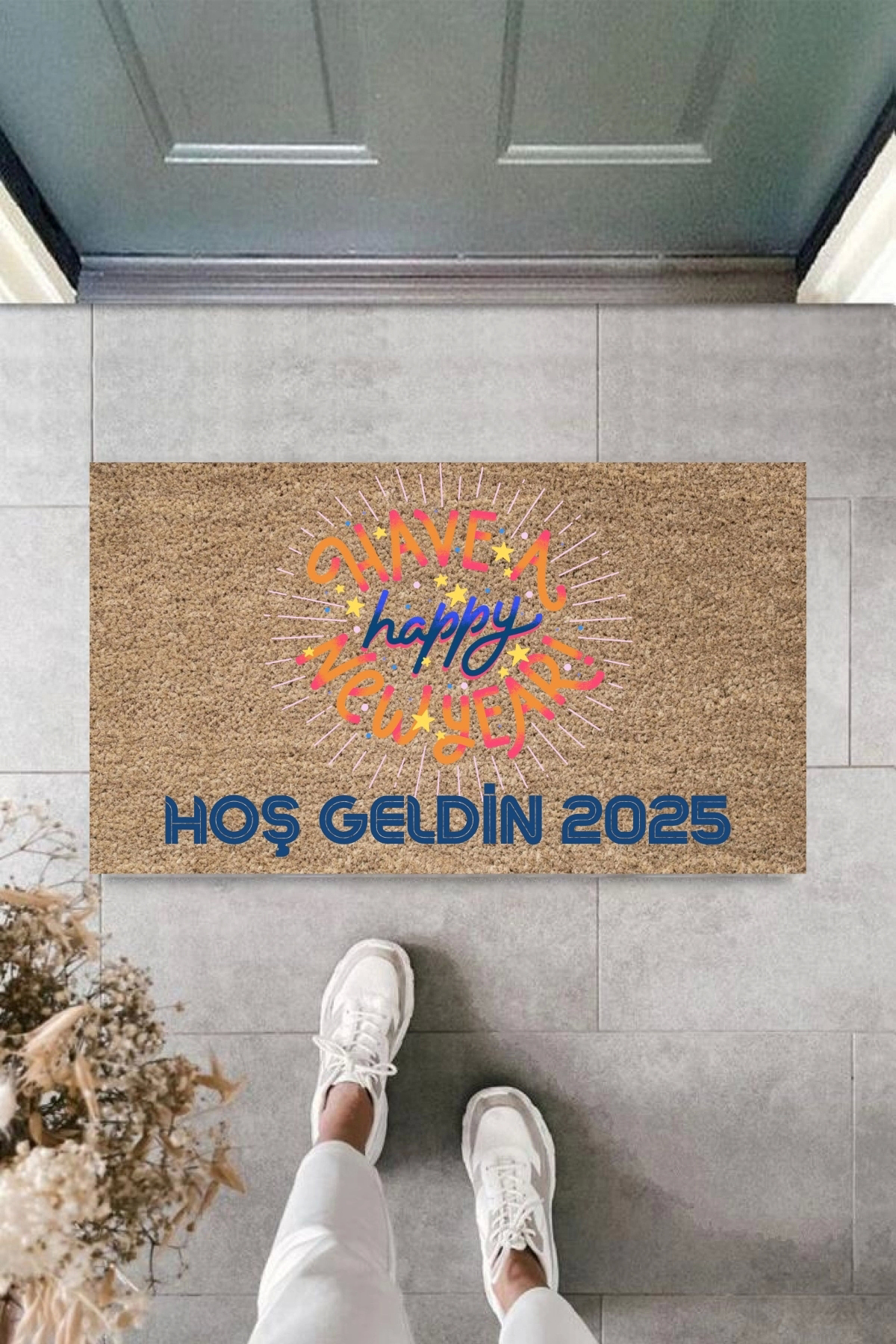 Shopwave Kapi Önü Paspasi Yeni Yil 2025 Özel Tasarim Model 46