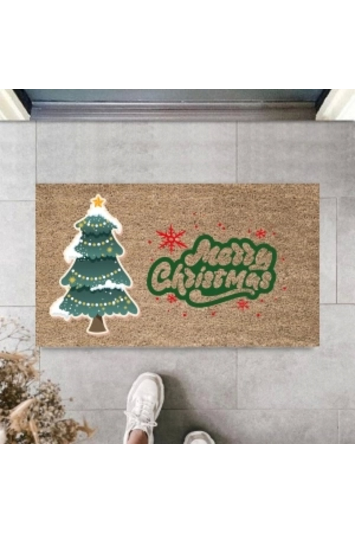 Eng Kapi Önü Paspasi Yeni Yil 2025 Özel Tasarim Model 83