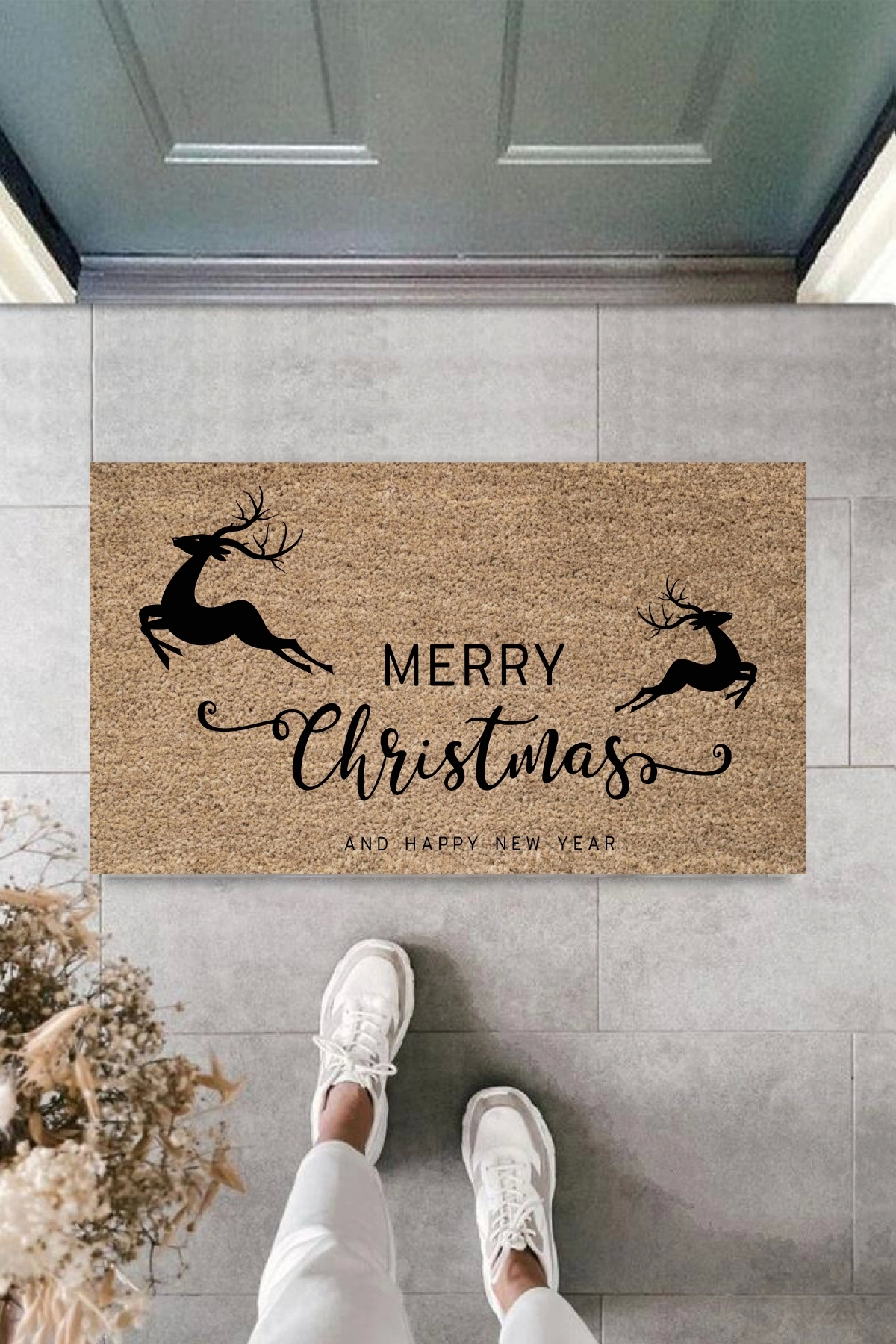 Eng Kapi Önü Paspasi Yeni Yil 2025 Özel Tasarim Model 82