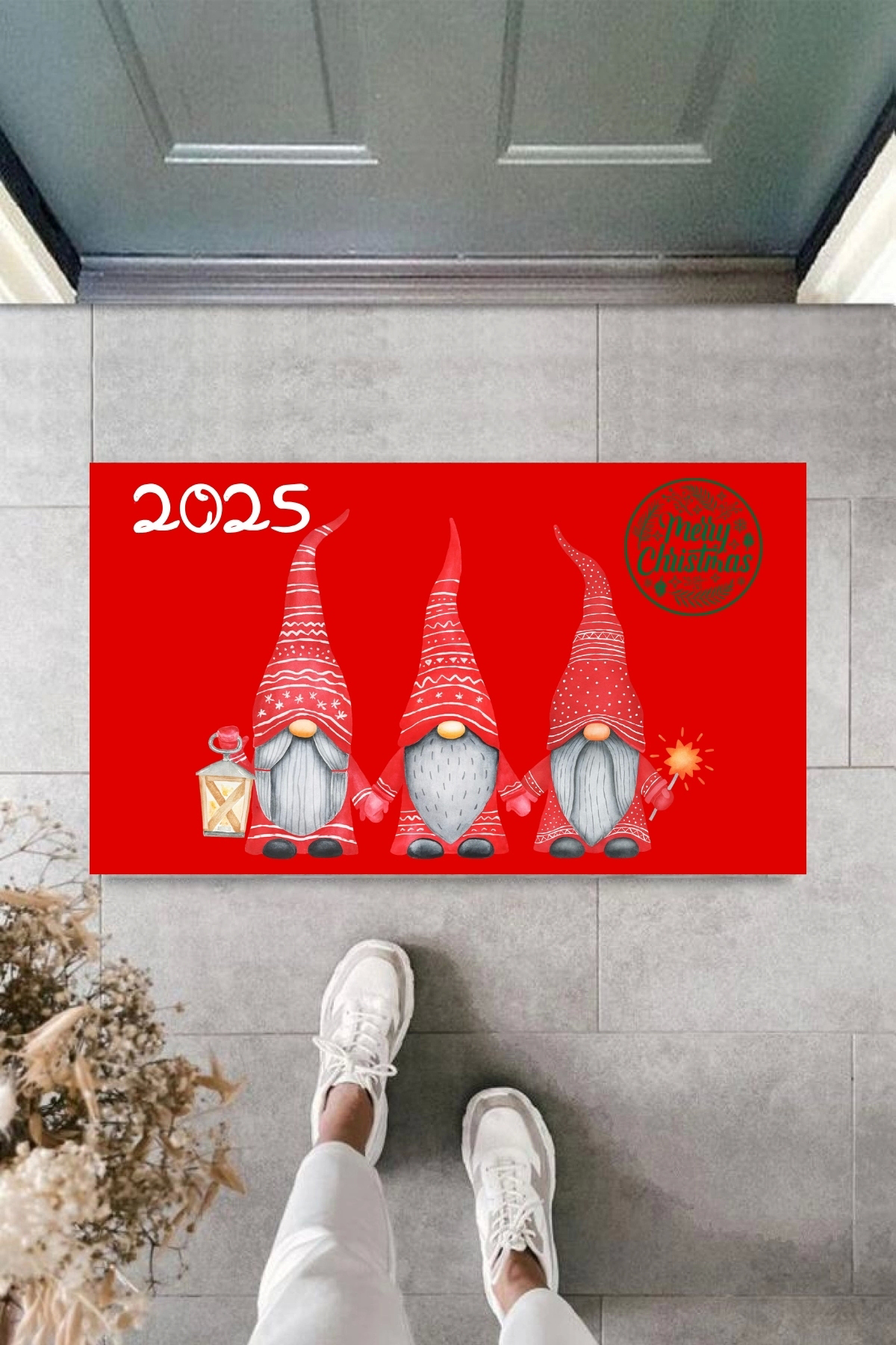 Yenibazaar Kapi Önü Paspasi Yeni Yil 2025 Özel Tasarim Model 16