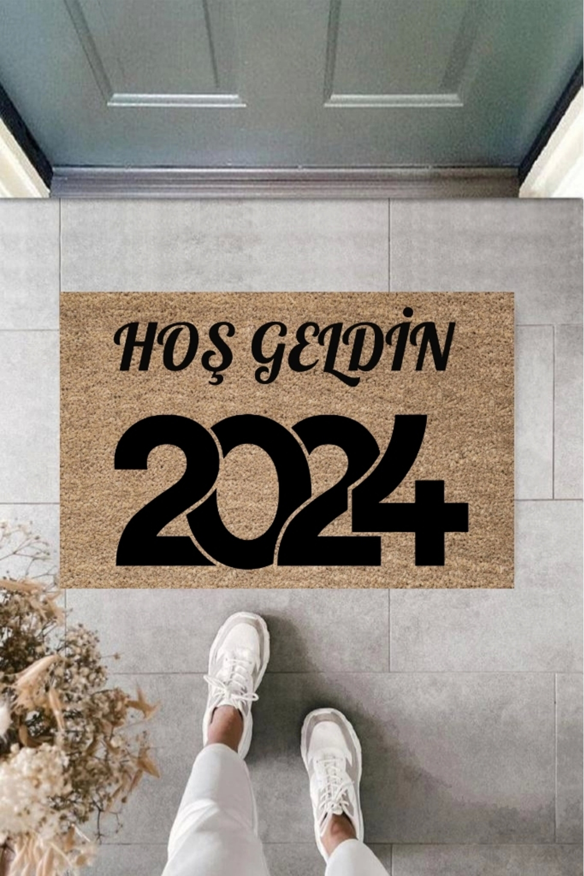 Alverci Kapi Önü Paspasi Yeni Yil Konsepti Dijital Baski Py-175111103