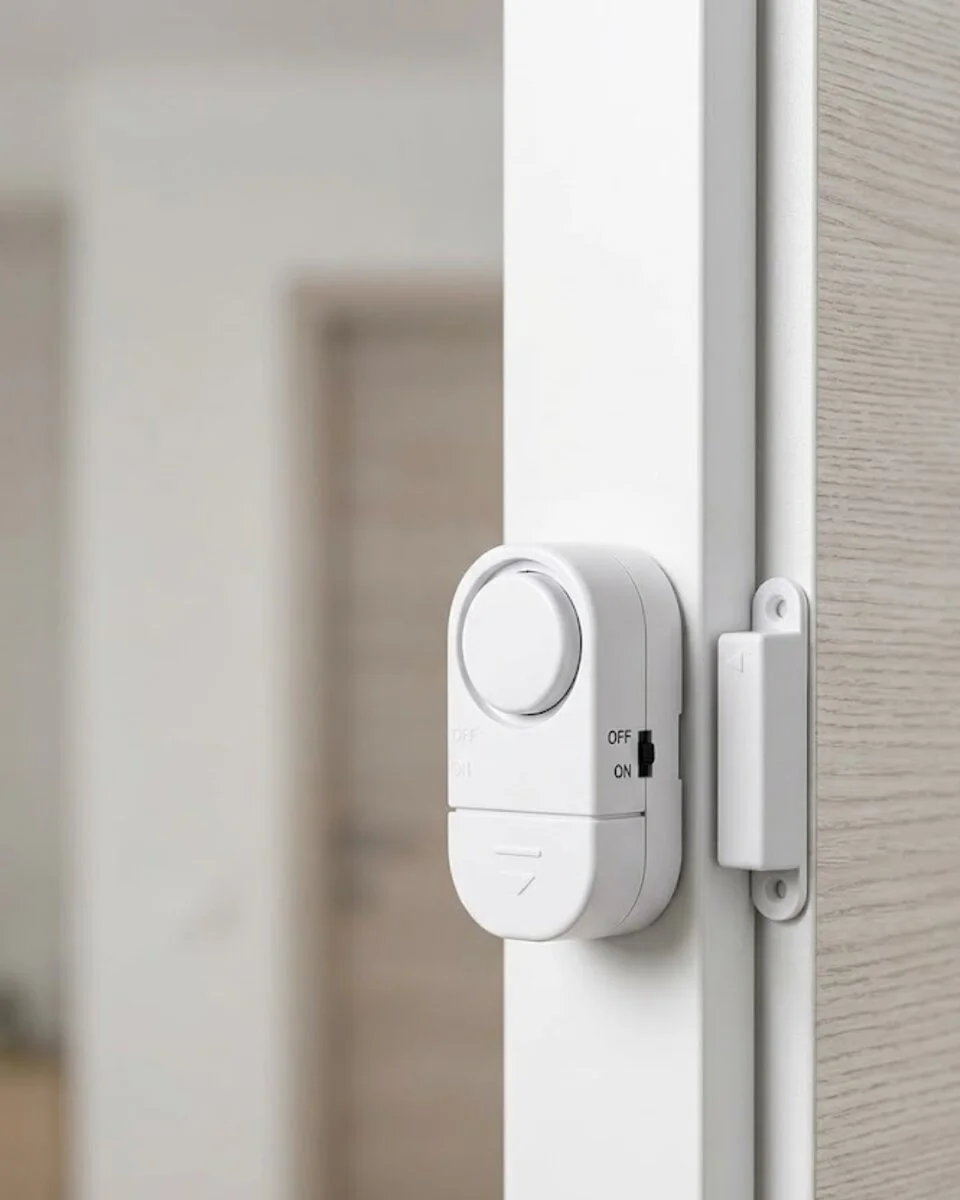 Kapı Pencere Alarmı Manyetik Sensörlü 90 dB Güçlü Sesli Güvenlik Alarm Sistemi