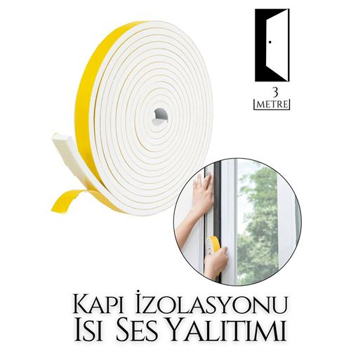 Kapılar Için 4 Mevsim 3 Metre Ses Isı Yalıtım Sünger Bant Kapılar Için 4 Mevsim 3 Metre Ses Isı Yalıtım Sünger Bant