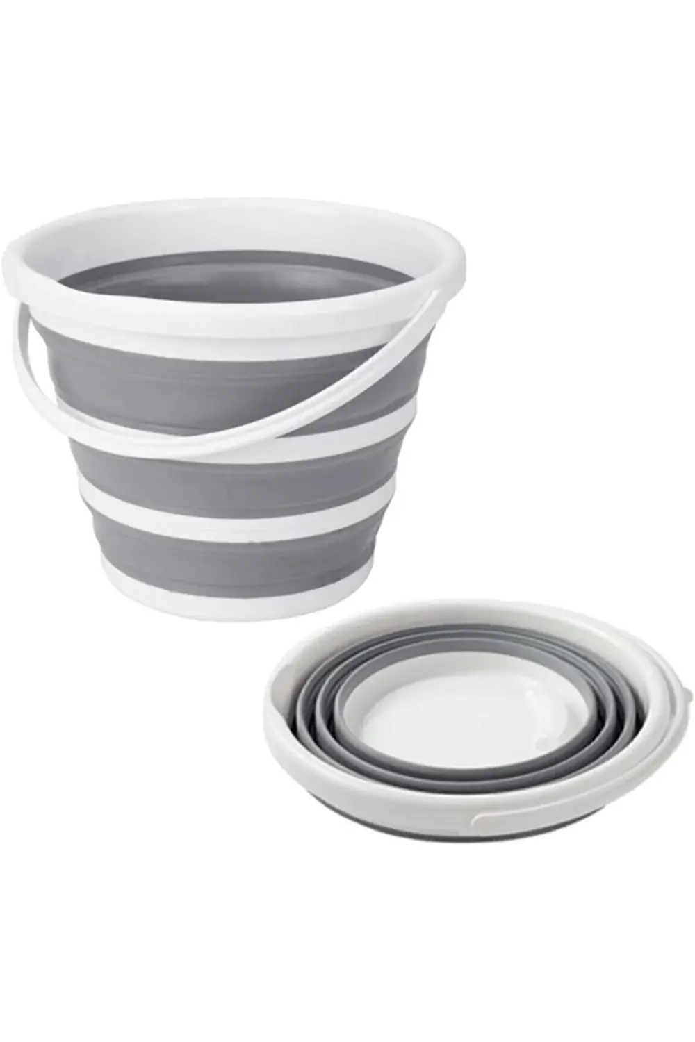 Kapısı Pratik Katlanabilir Akordiyon Plastik Kova 12,8 Lt 978262