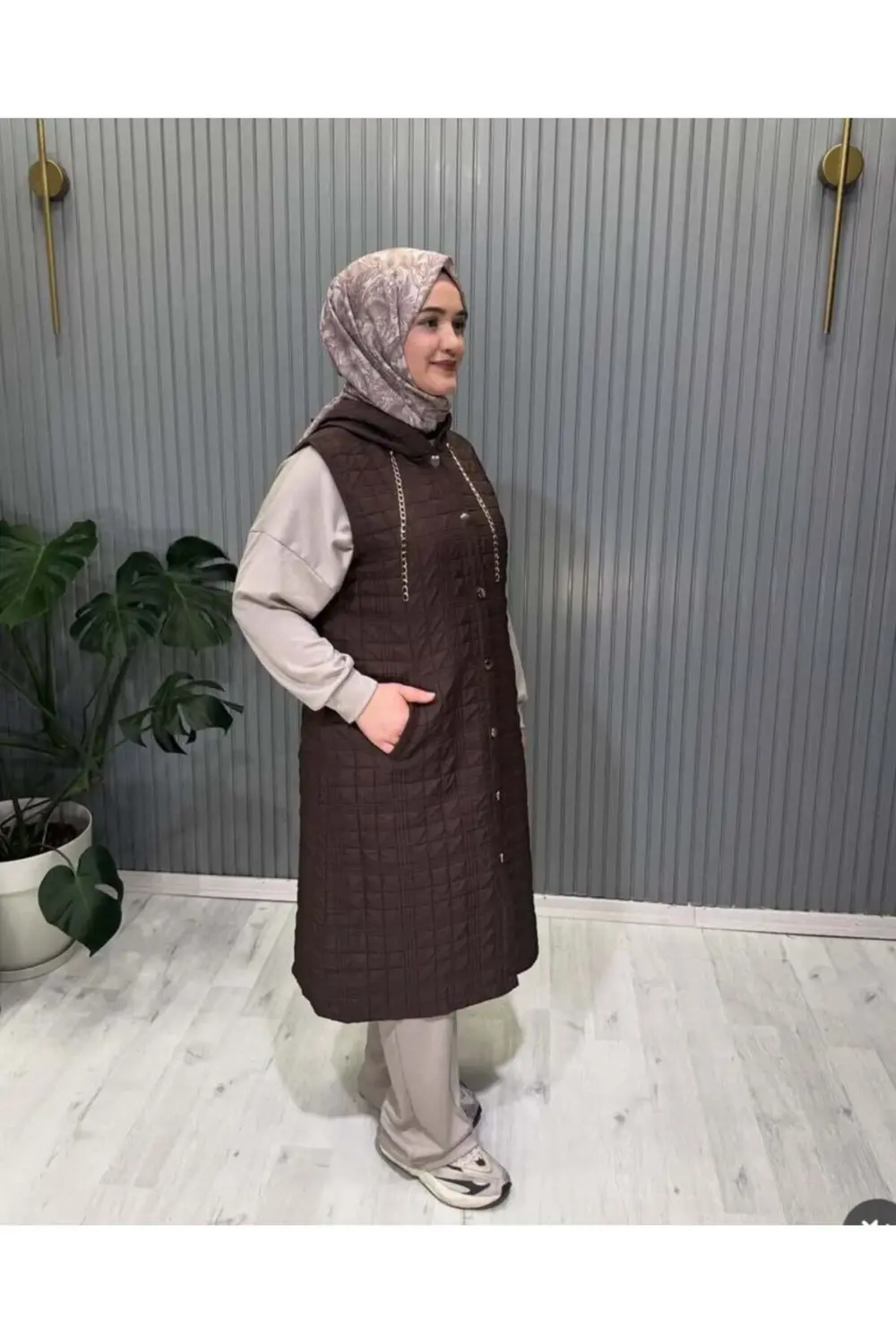 Kapitone Kolsuz Yelek