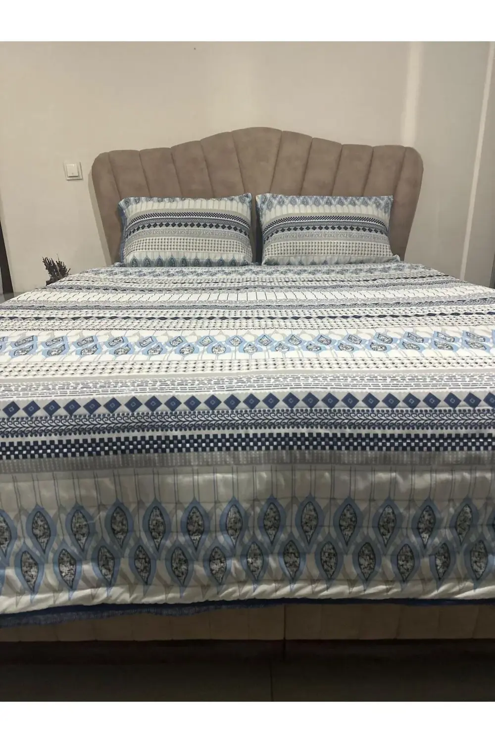 Kapitone tek kişilik pike seti