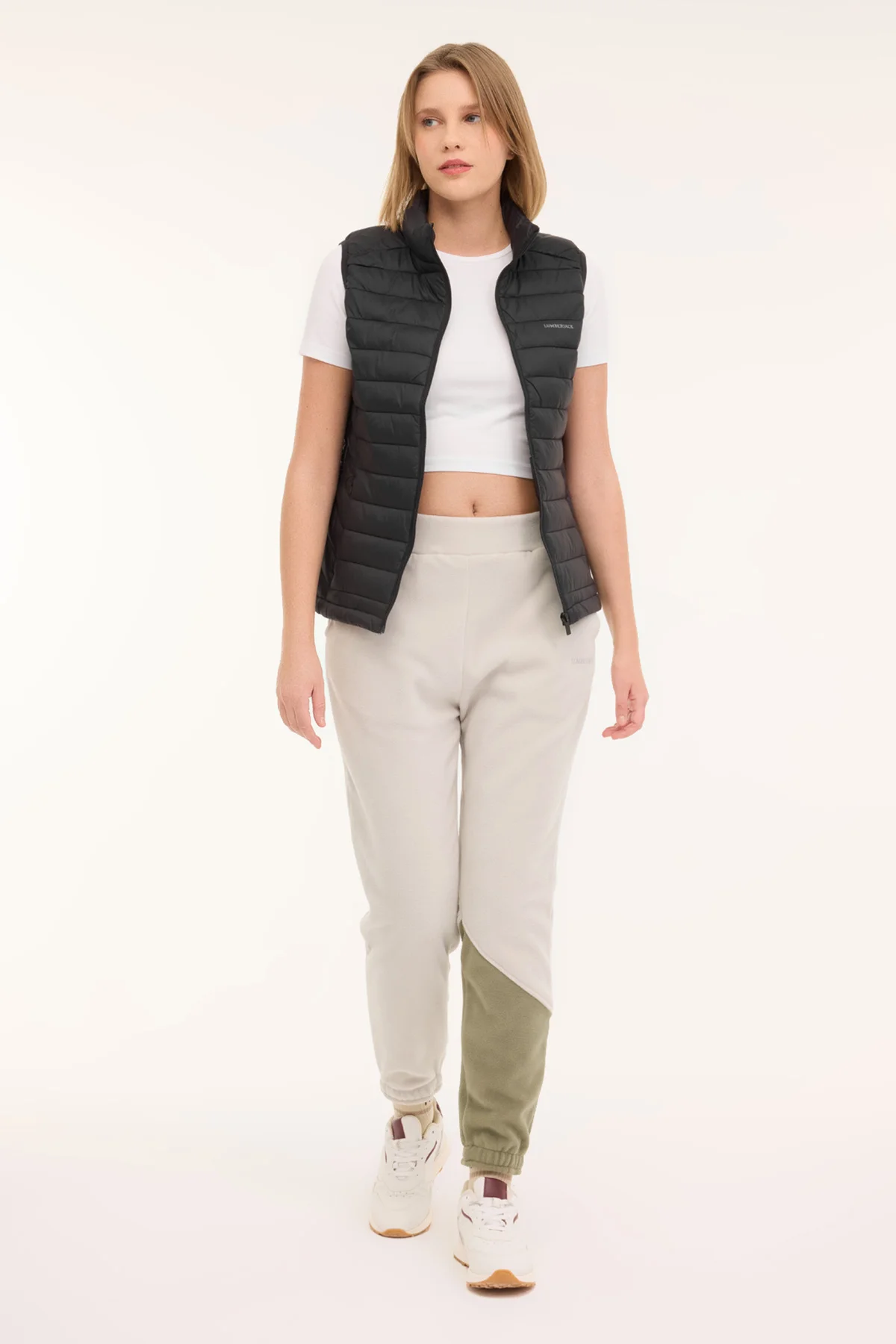 Kapitoneli Regular Fit Dik Yaka Şişme Yelek  YELEK 4SN34 4PR